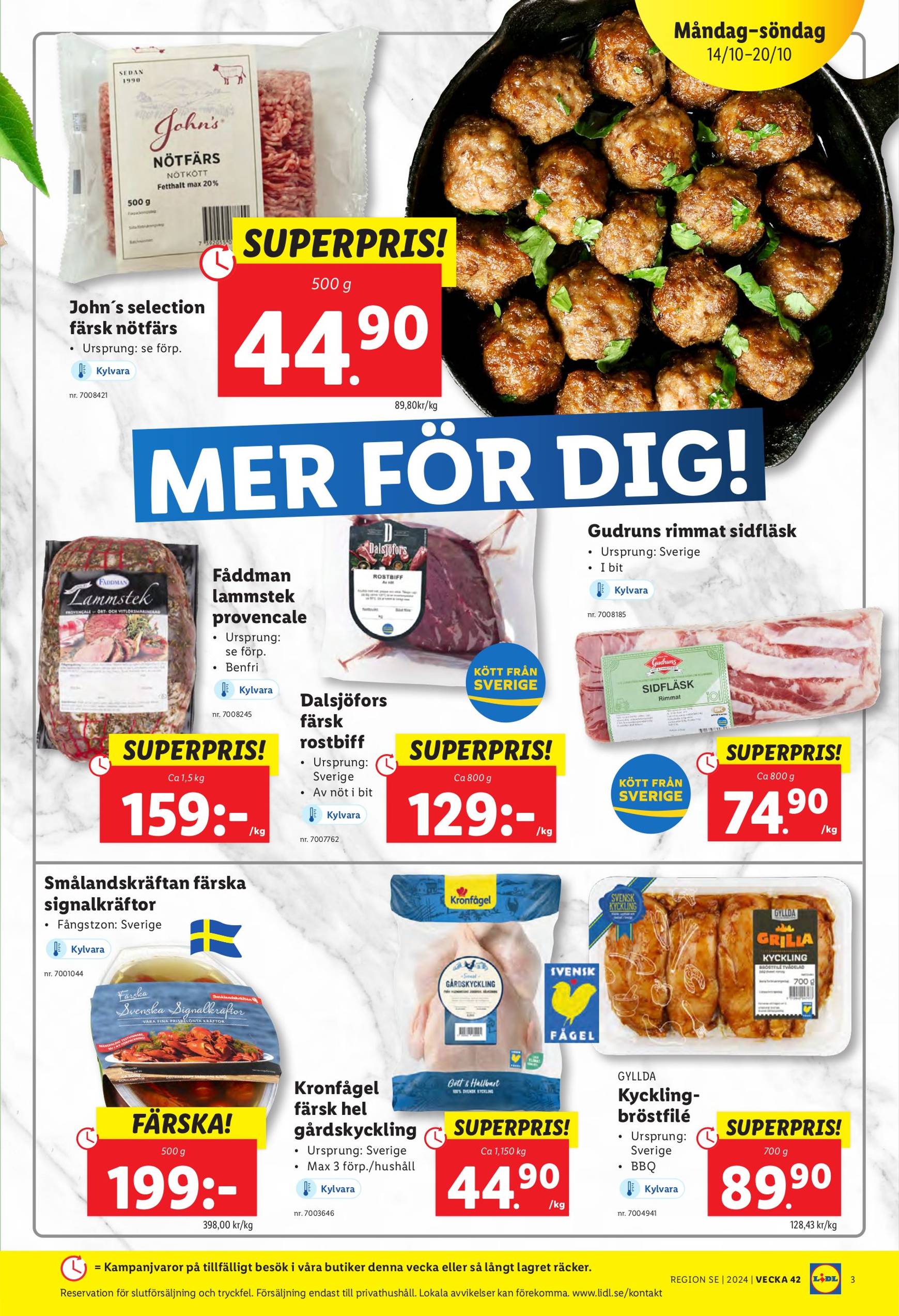 lidl - Lidl-reklambladet är giltigt från 14.10. till 20.10. - page: 3