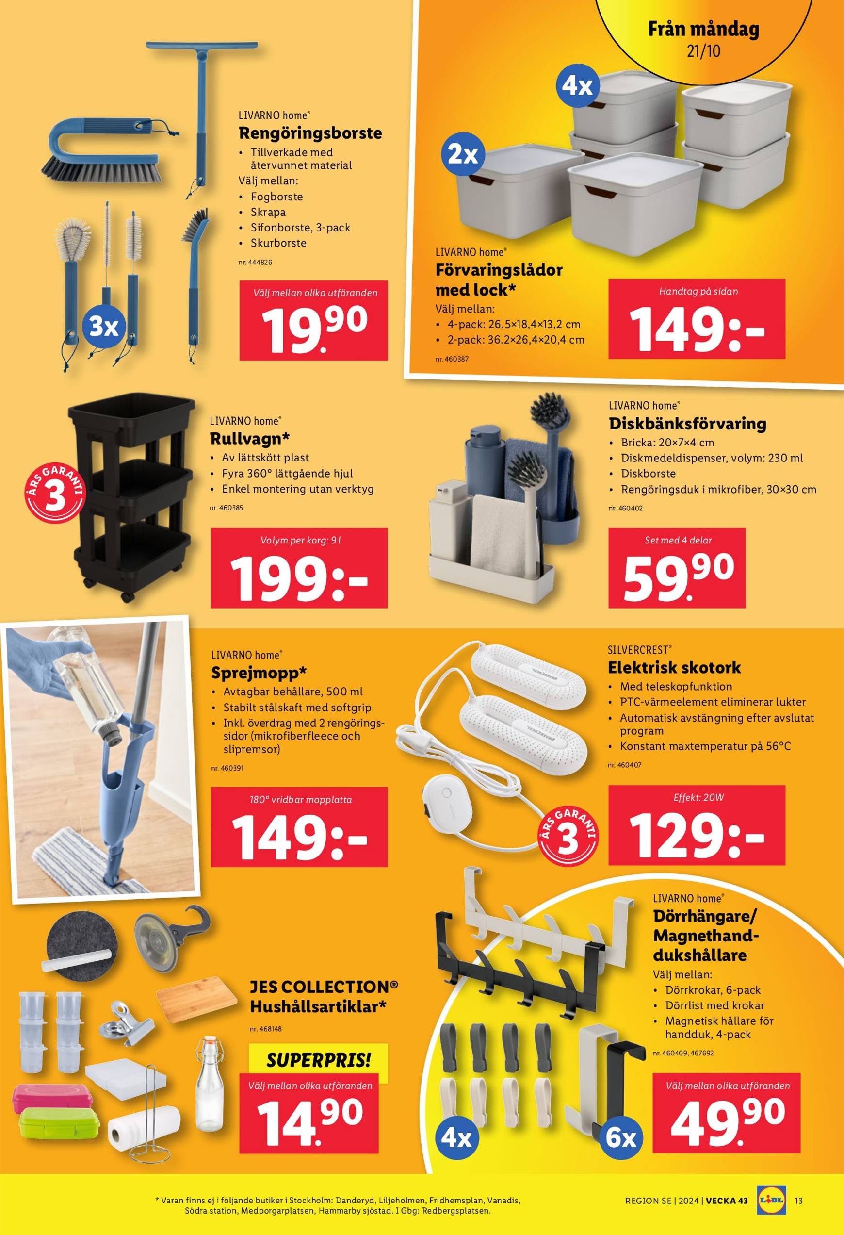 lidl - Lidl-reklambladet är giltigt från 21.10. - 27.10. - page: 21