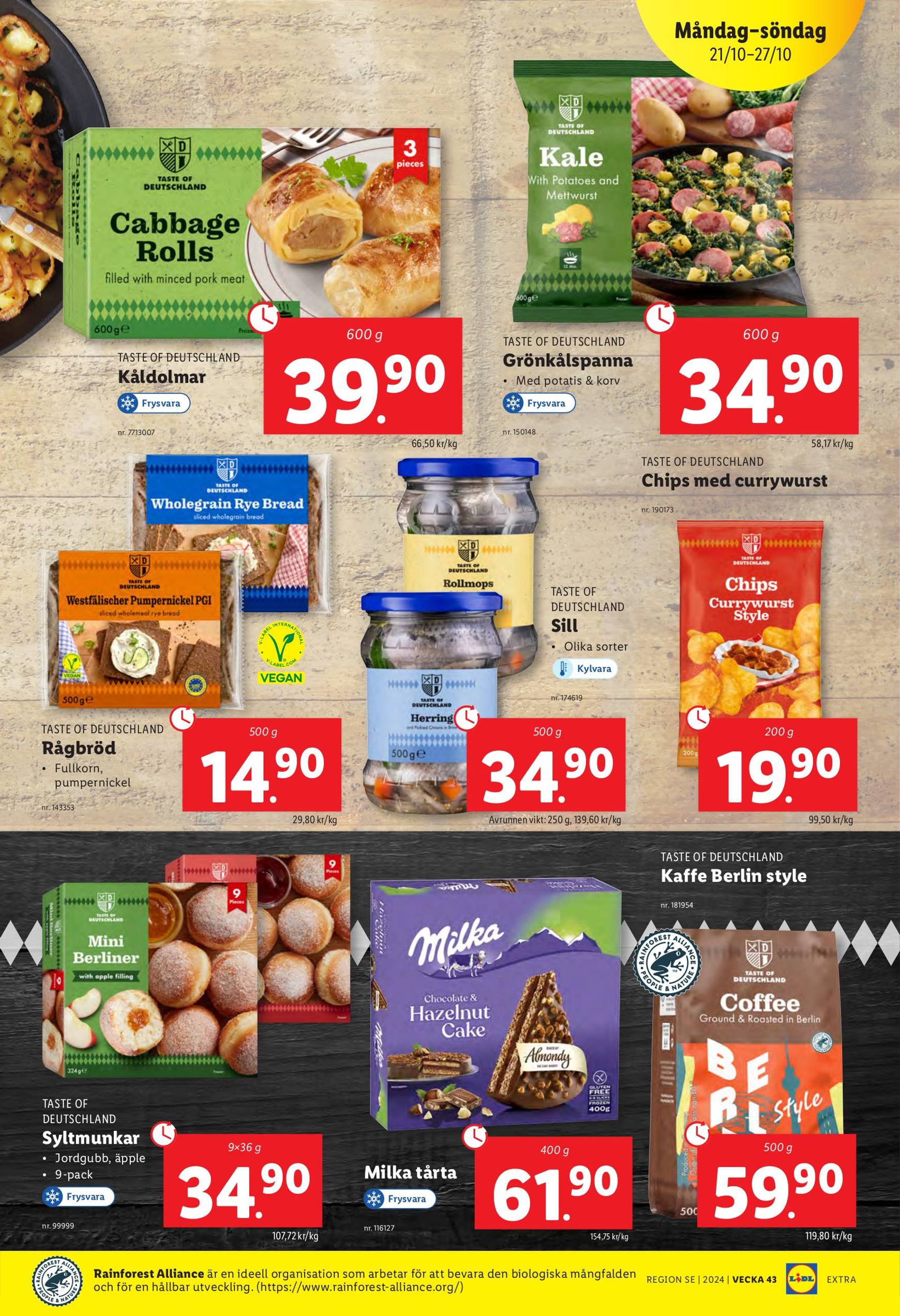 lidl - Lidl-reklambladet är giltigt från 21.10. - 27.10. - page: 17