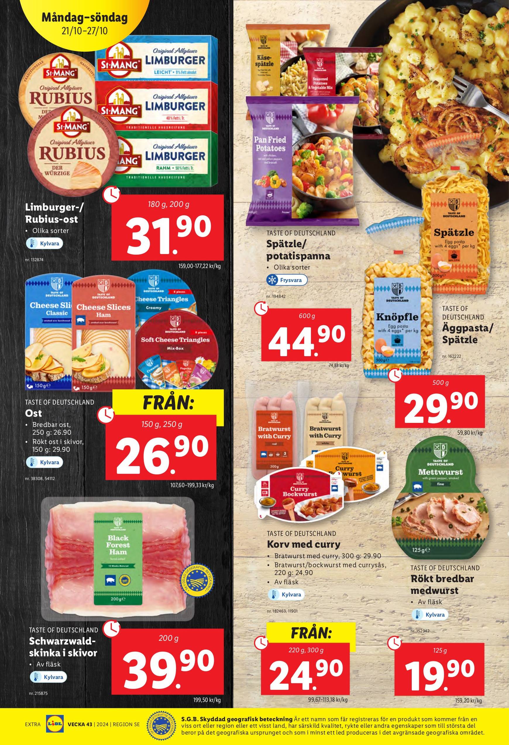 lidl - Lidl-reklambladet är giltigt från 21.10. - 27.10. - page: 16