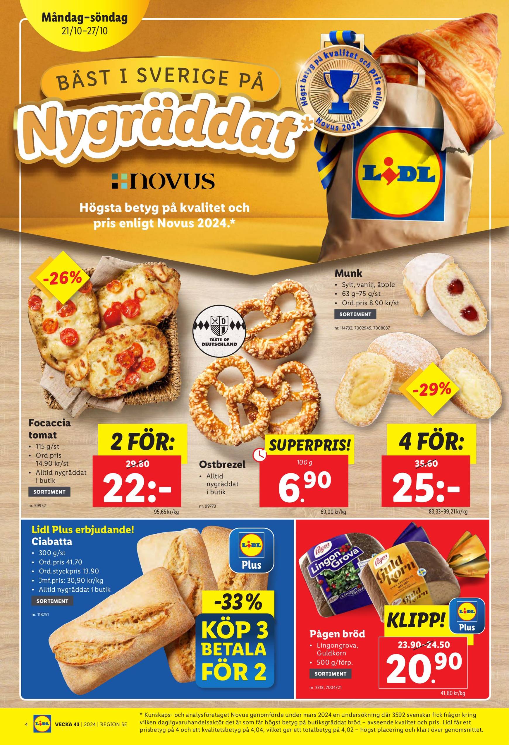 lidl - Lidl-reklambladet är giltigt från 21.10. - 27.10. - page: 4