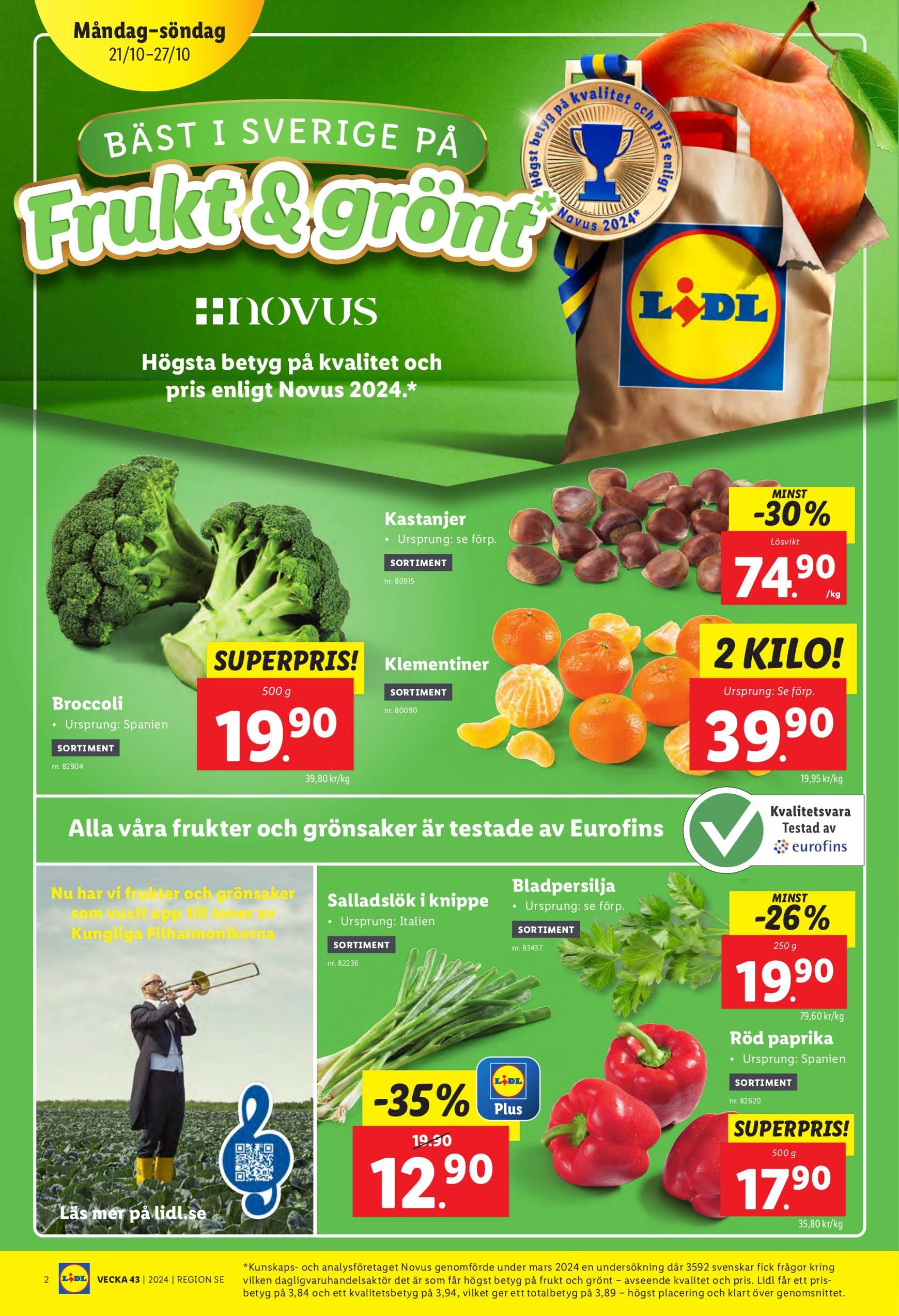 lidl - Lidl-reklambladet är giltigt från 21.10. - 27.10. - page: 2