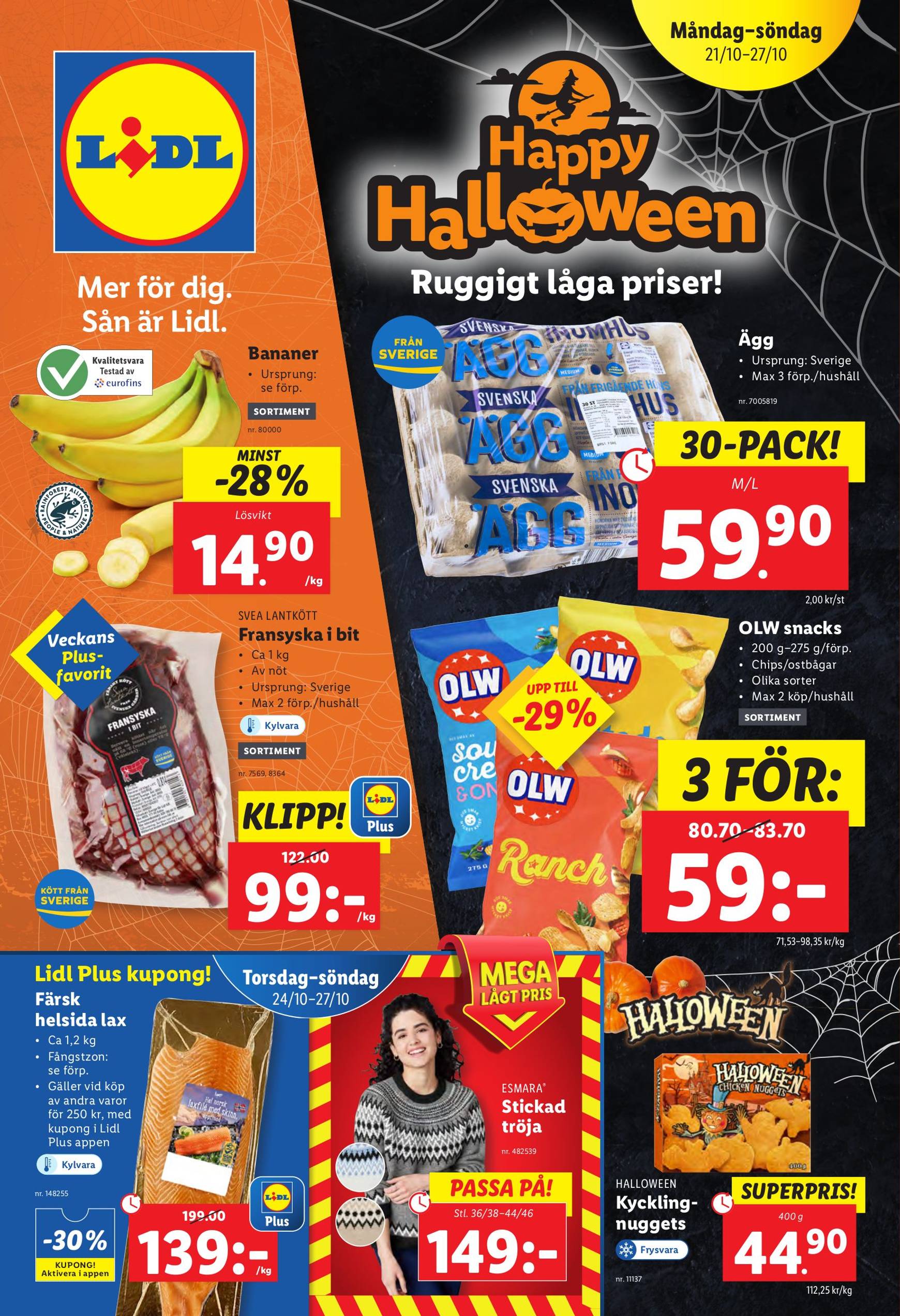 lidl - Lidl-reklambladet är giltigt från 21.10. - 27.10.