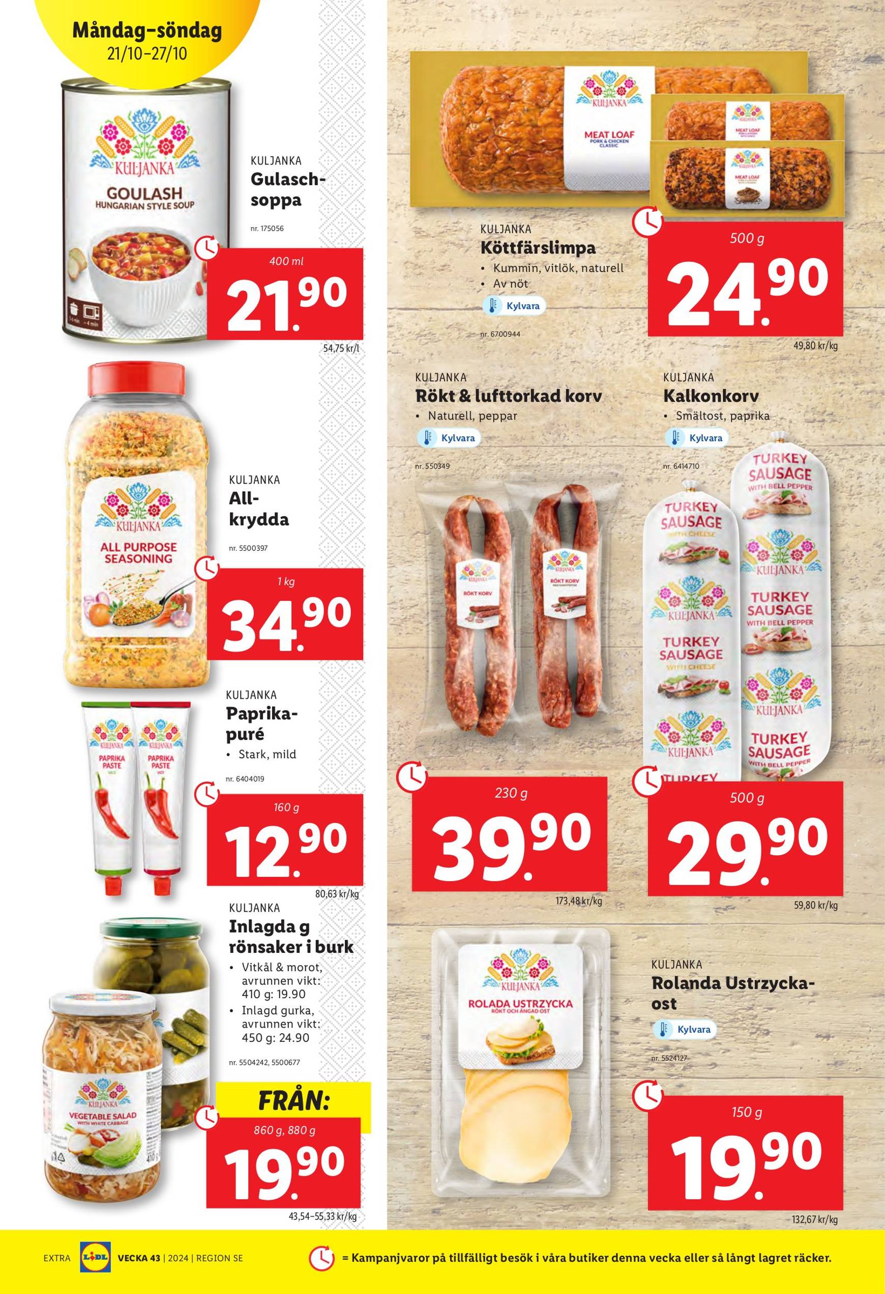 lidl - Lidl-reklambladet är giltigt från 21.10. - 27.10. - page: 12