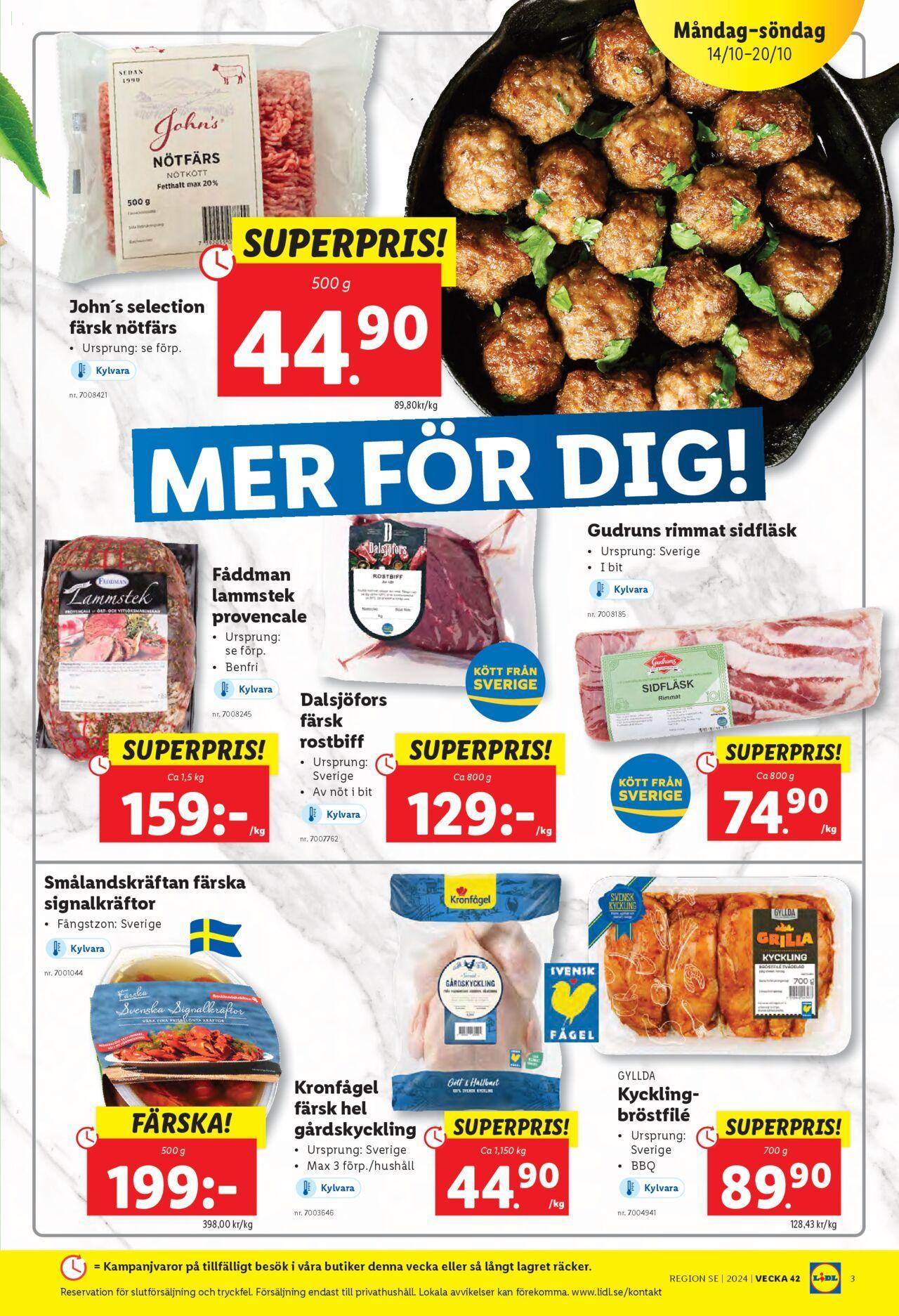 lidl - Lidl - erbjudanden från 14/10/2024 - 20/10/2024 - page: 3