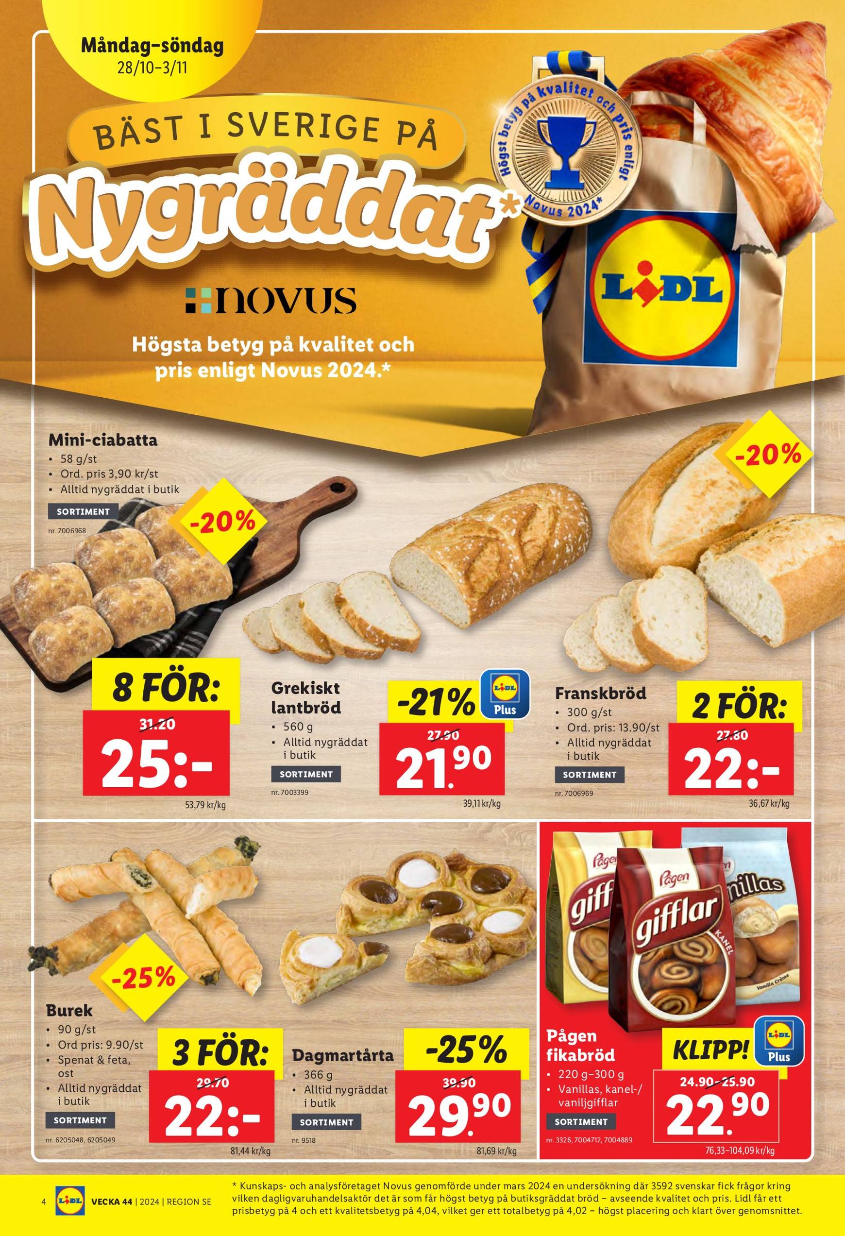 lidl - Lidl-reklambladet är giltigt från 28.10. - 03.11. - page: 4