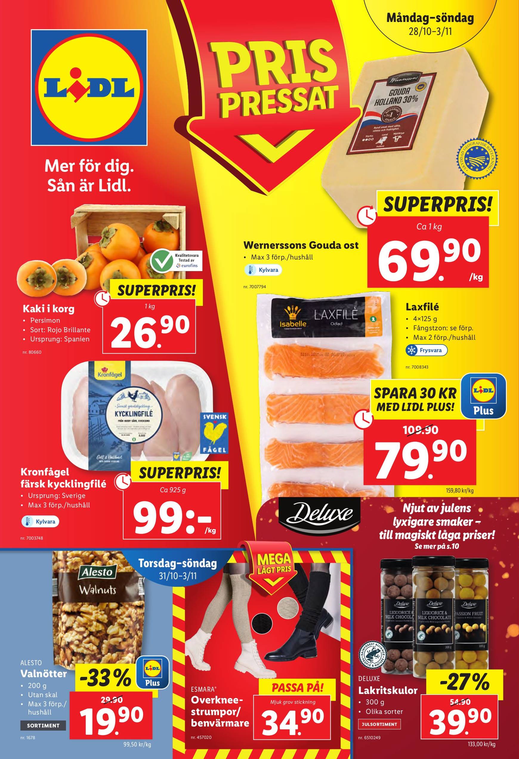 lidl - Lidl-reklambladet är giltigt från 28.10. - 03.11.