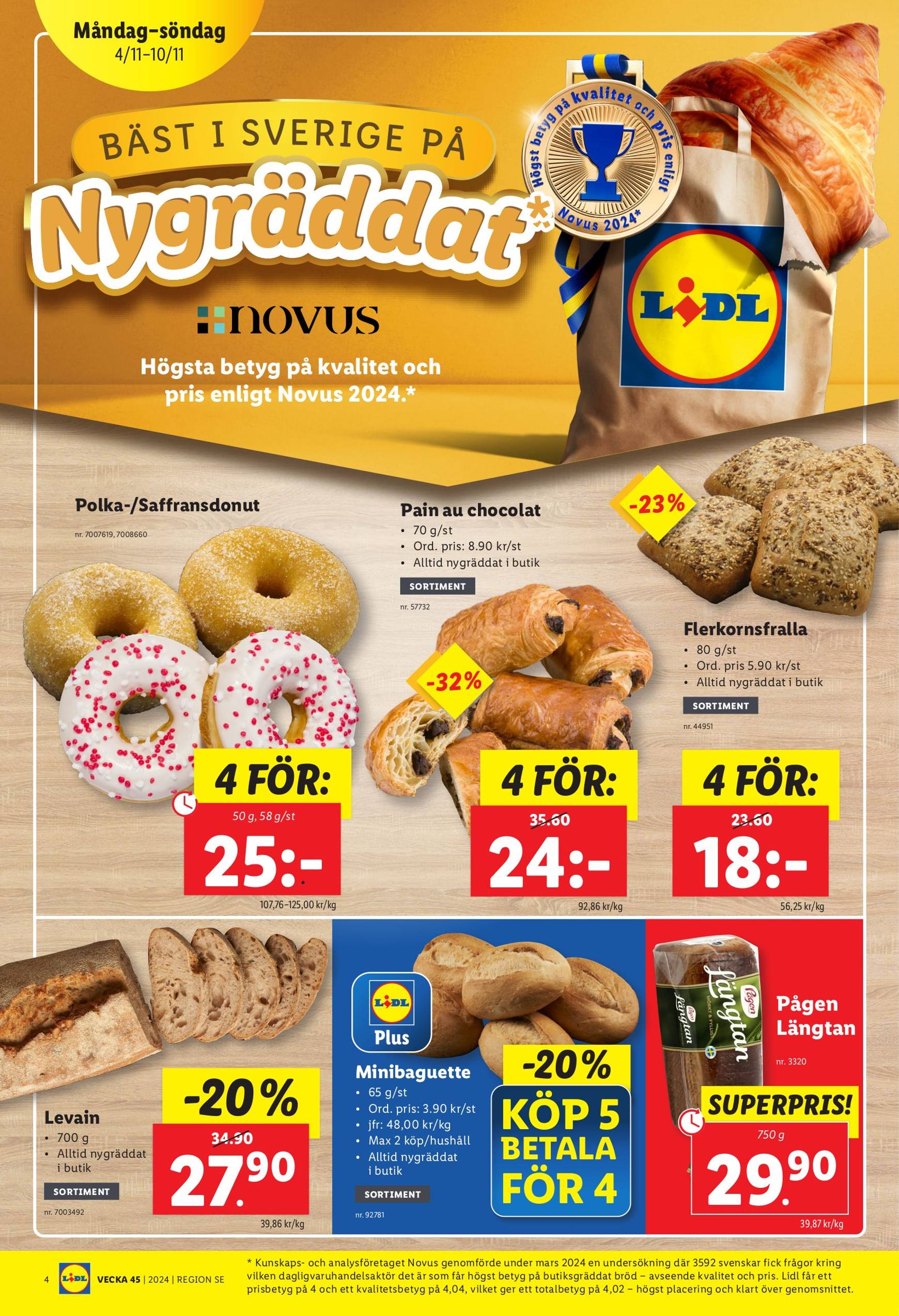 lidl - Lidl-reklambladet är giltigt från 04.11. - 10.11. - page: 4