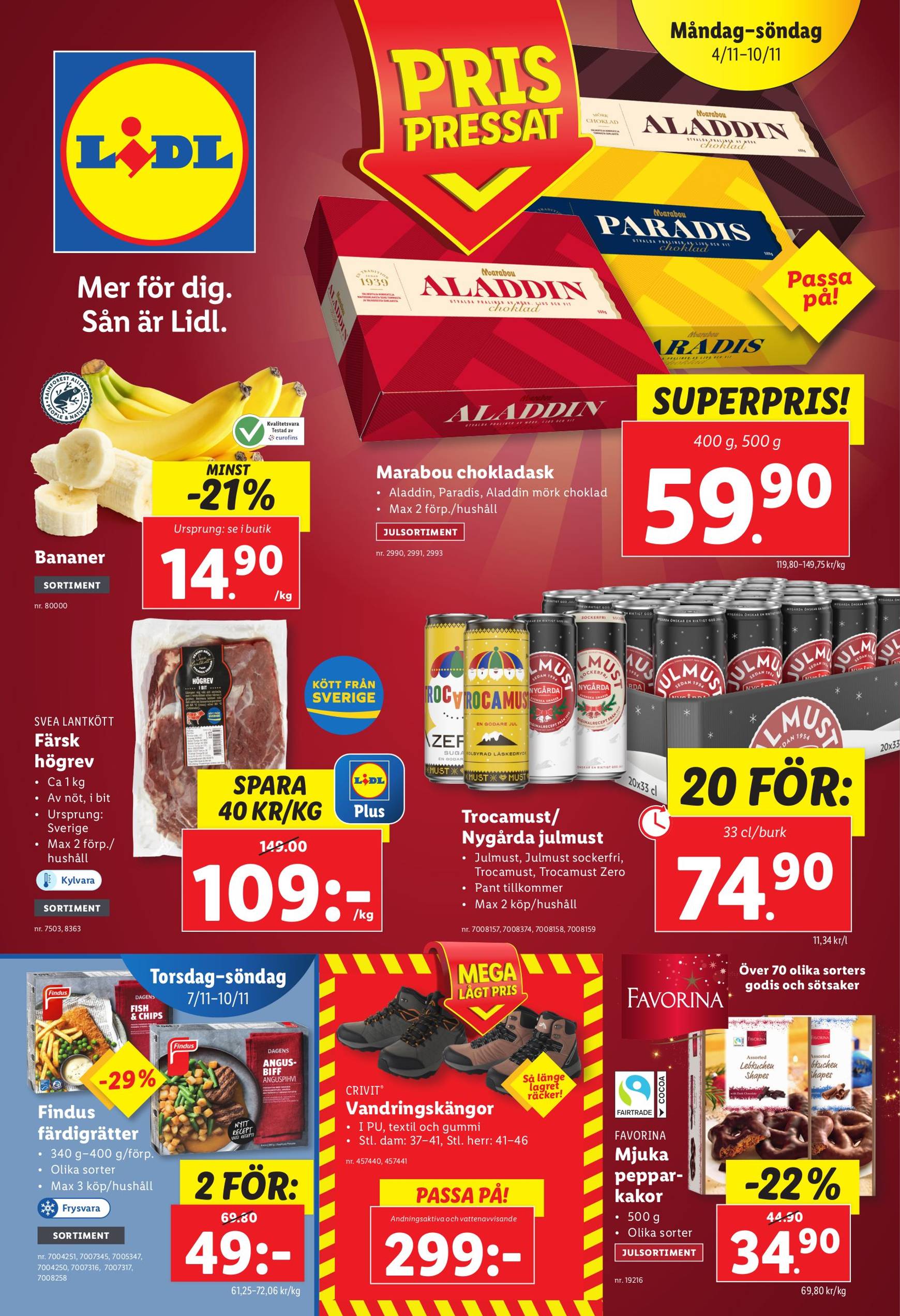 lidl - Lidl-reklambladet är giltigt från 04.11. - 10.11.