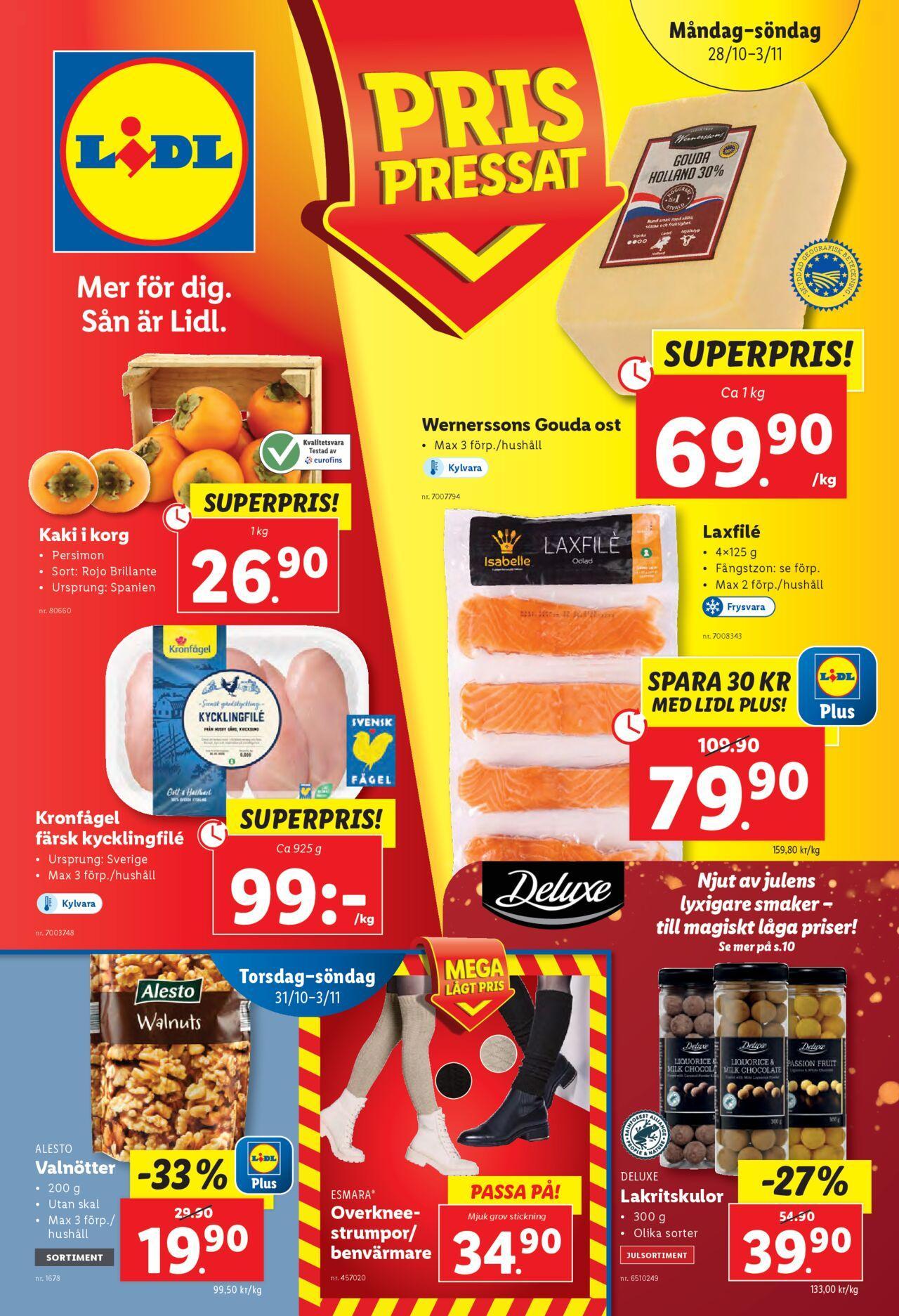 lidl - Lidl - erbjudanden från 28/10/2024 - 03/11/2024