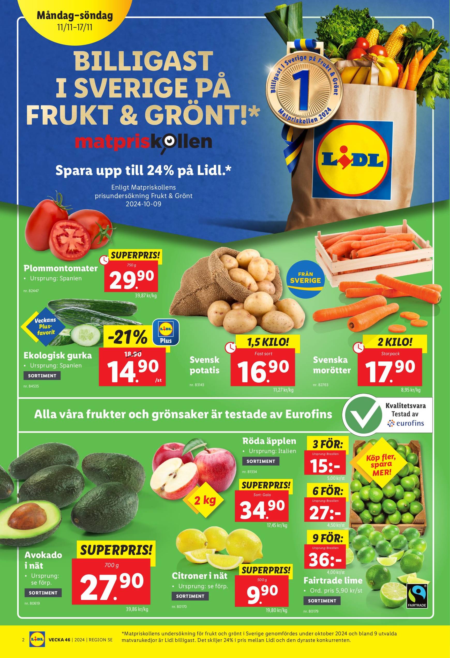 lidl - Lidl-reklambladet är giltigt från 11.11. - 17.11. - page: 2