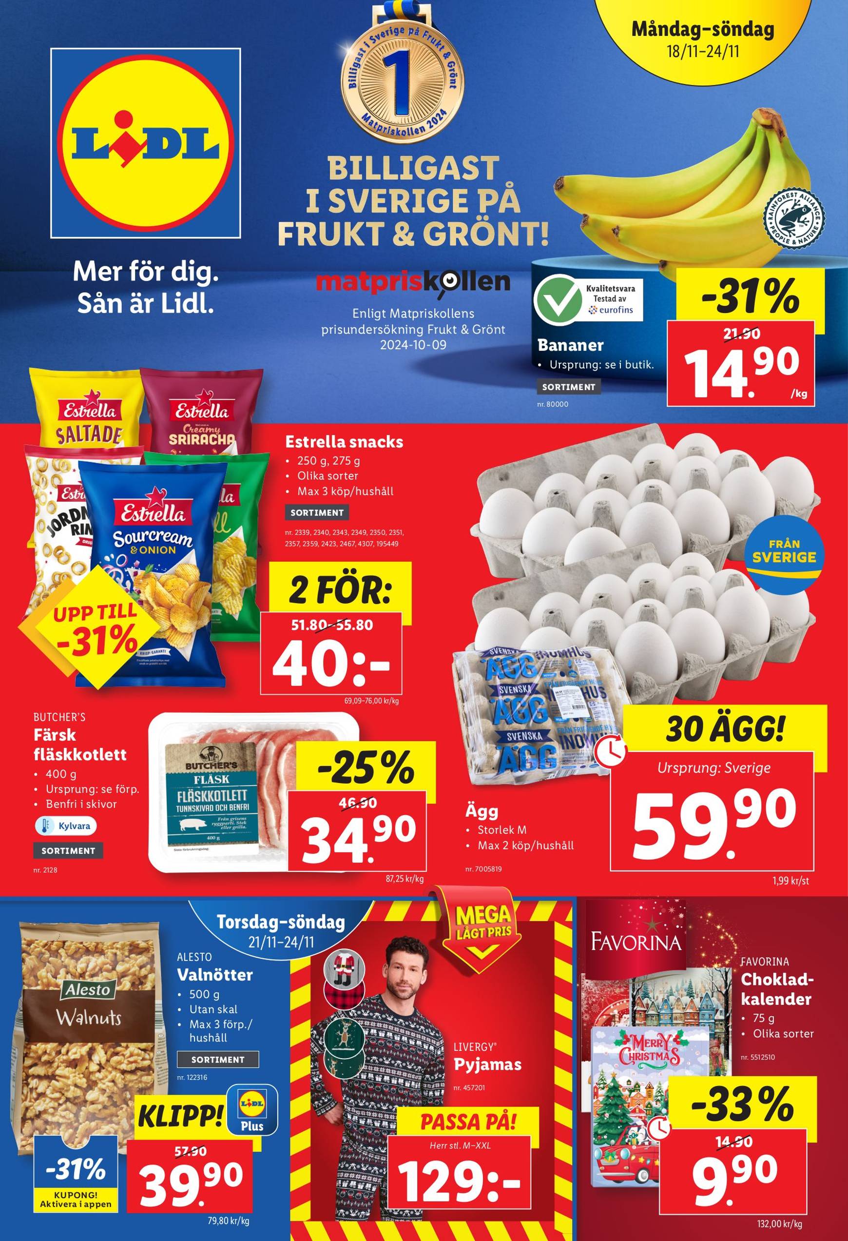 lidl - Lidl-reklambladet är giltigt från 18.11. - 24.11.