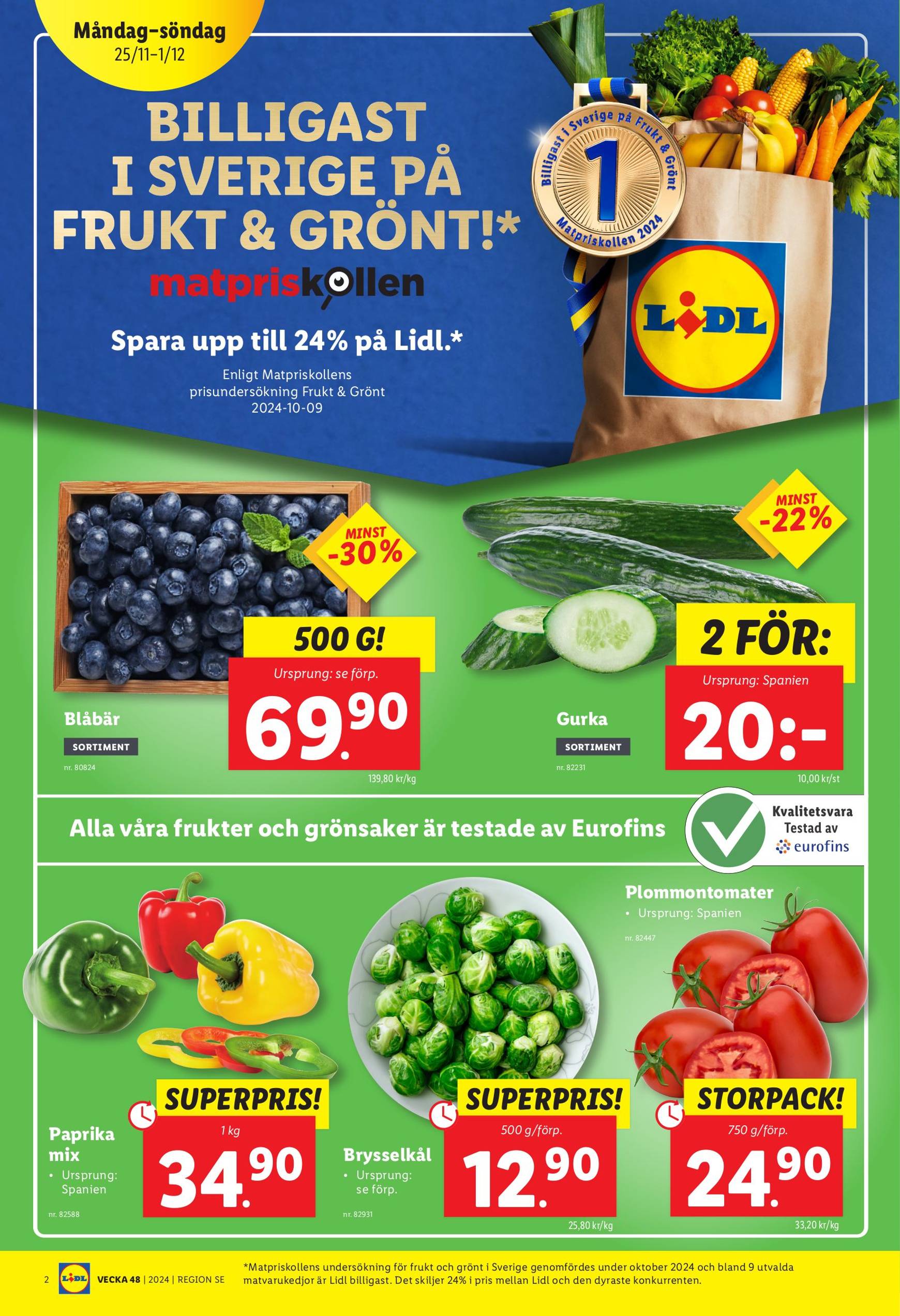 lidl - Lidl-reklambladet är giltigt från 25.11. - 01.12. - page: 2