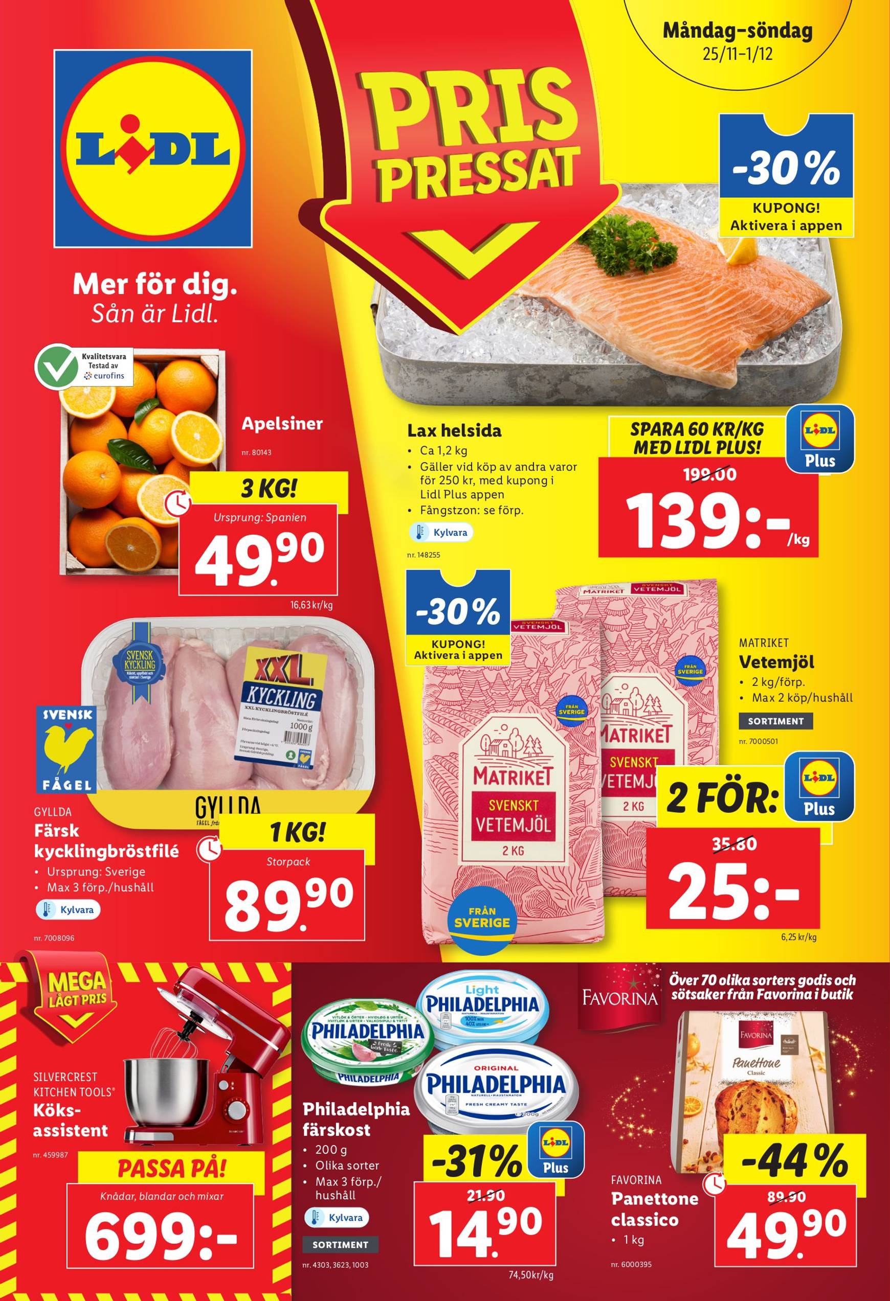 lidl - Lidl-reklambladet är giltigt från 25.11. - 01.12.