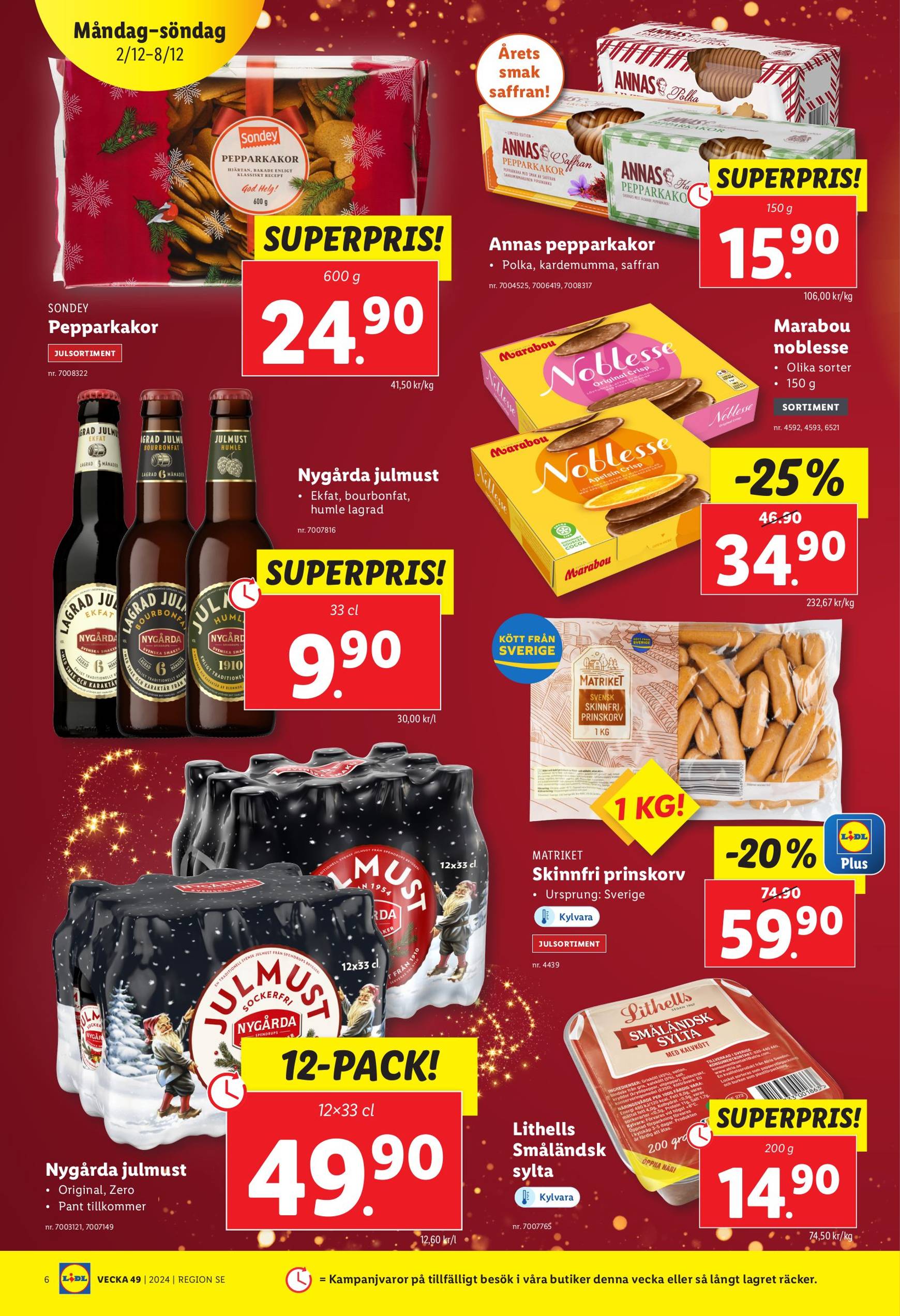 lidl - Lidl-reklambladet är giltigt från 02/12 - 08/12 - page: 6