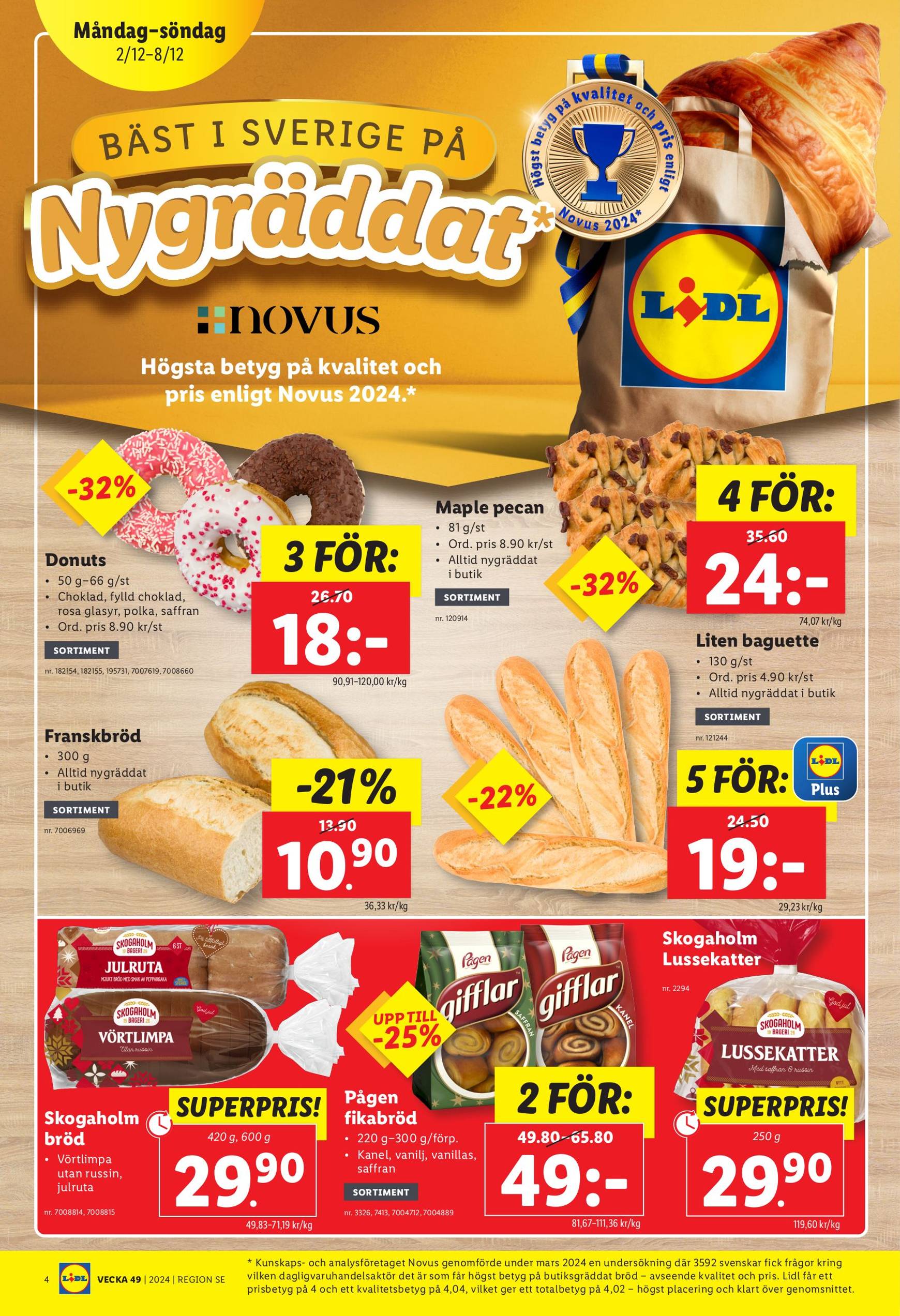 lidl - Lidl-reklambladet är giltigt från 02/12 - 08/12 - page: 4