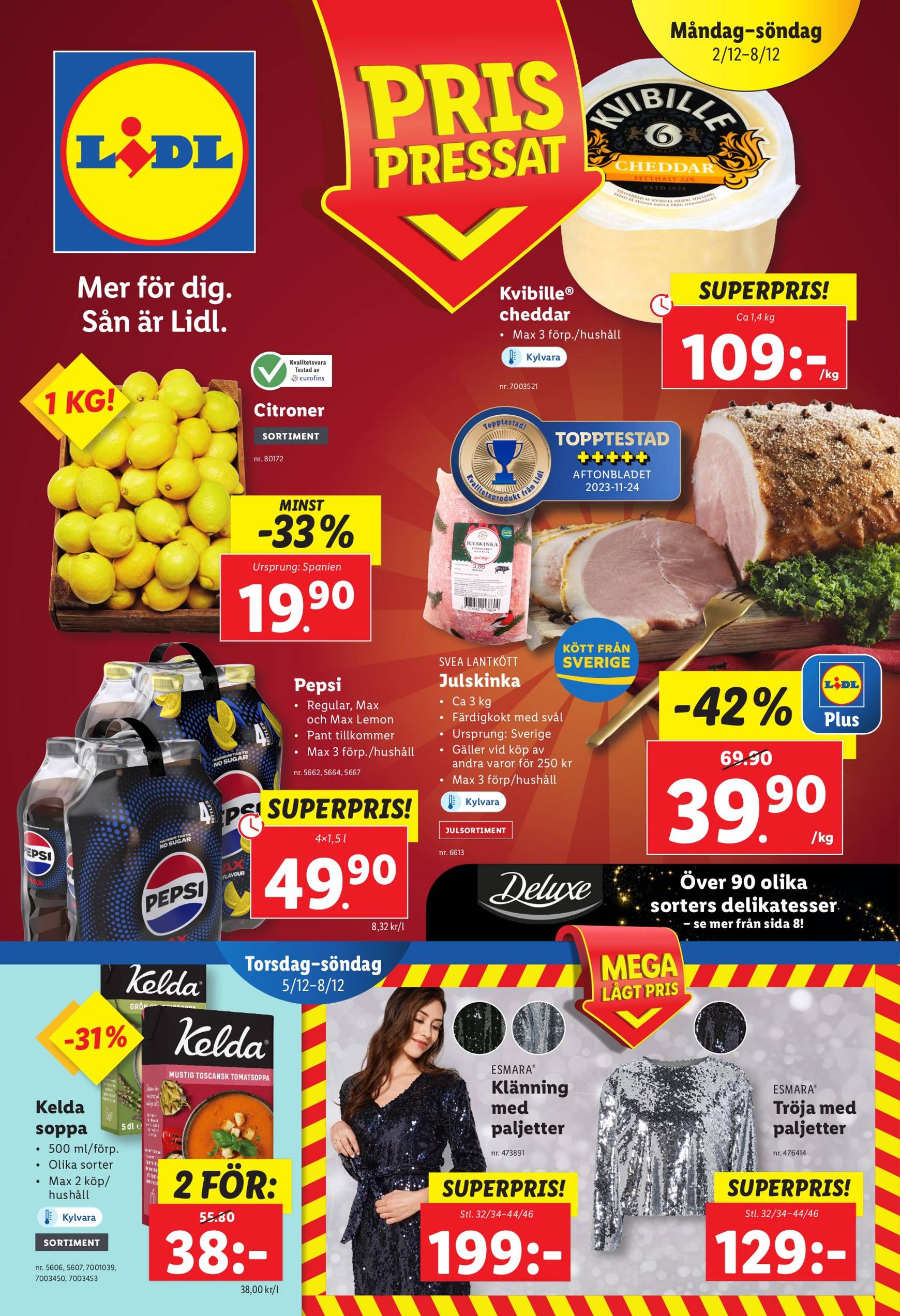 lidl - Lidl-reklambladet är giltigt från 02/12 - 08/12