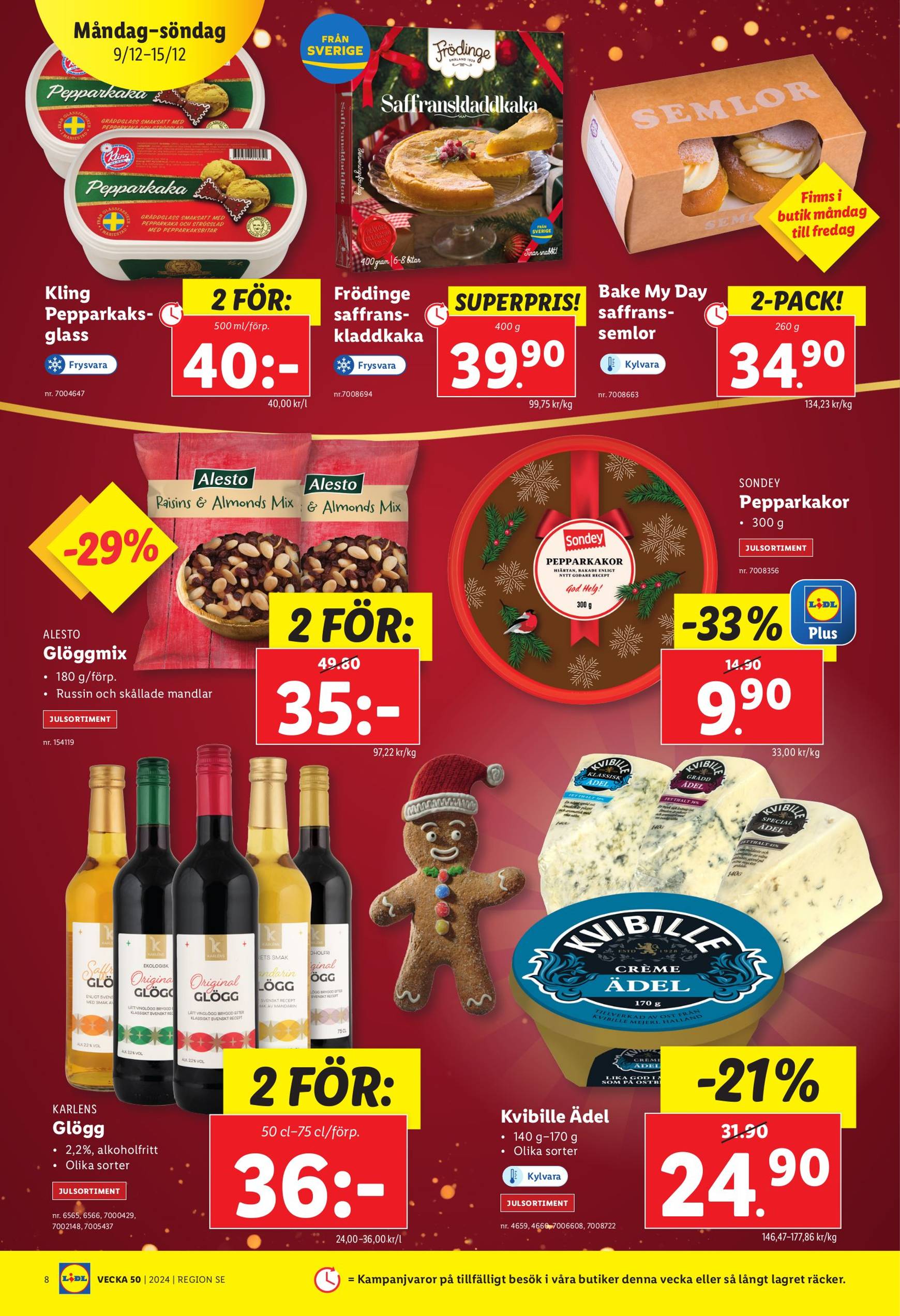 lidl - Lidl-reklambladet är giltigt från 09/12 - 15/12 - page: 8