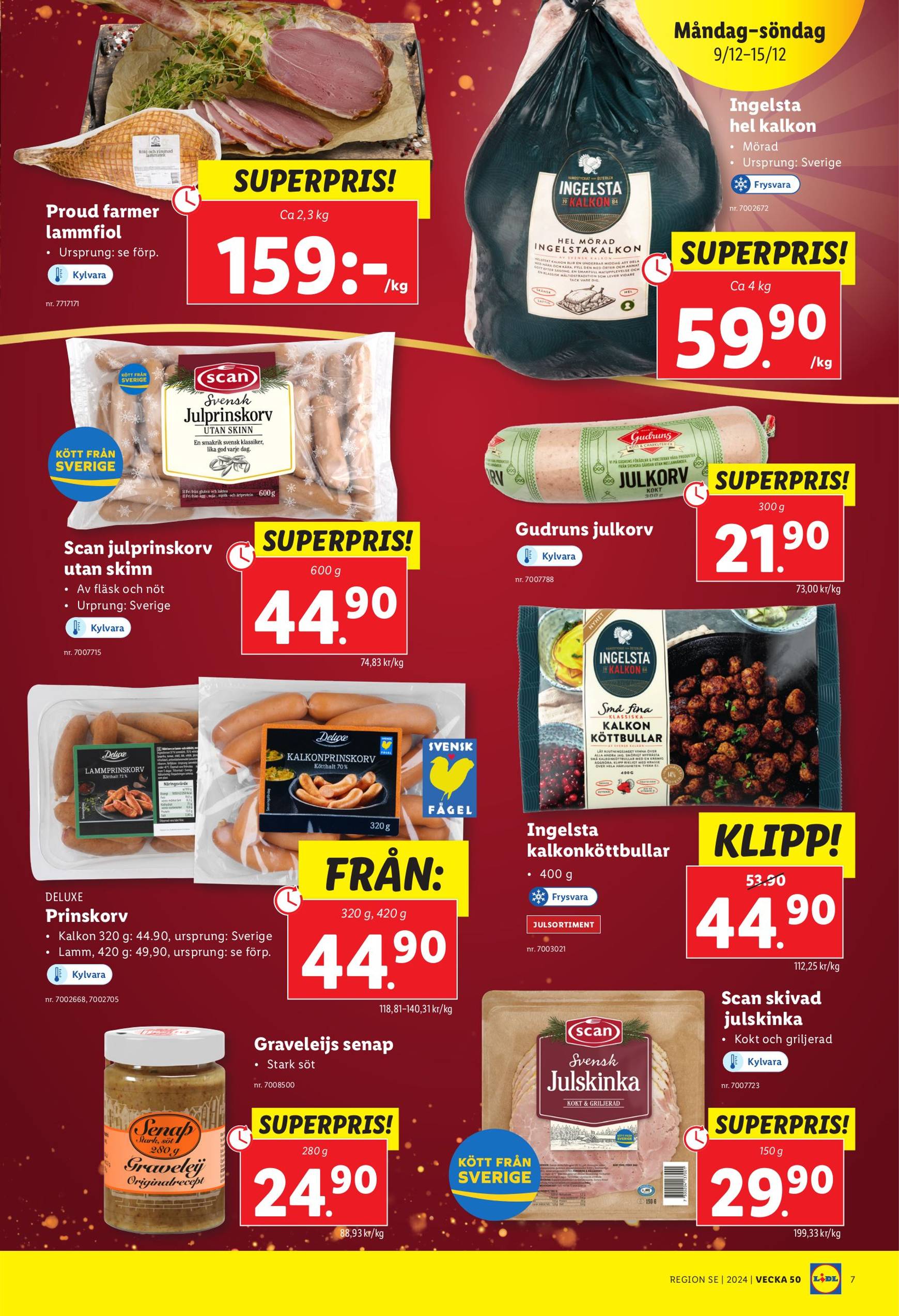 lidl - Lidl-reklambladet är giltigt från 09/12 - 15/12 - page: 7