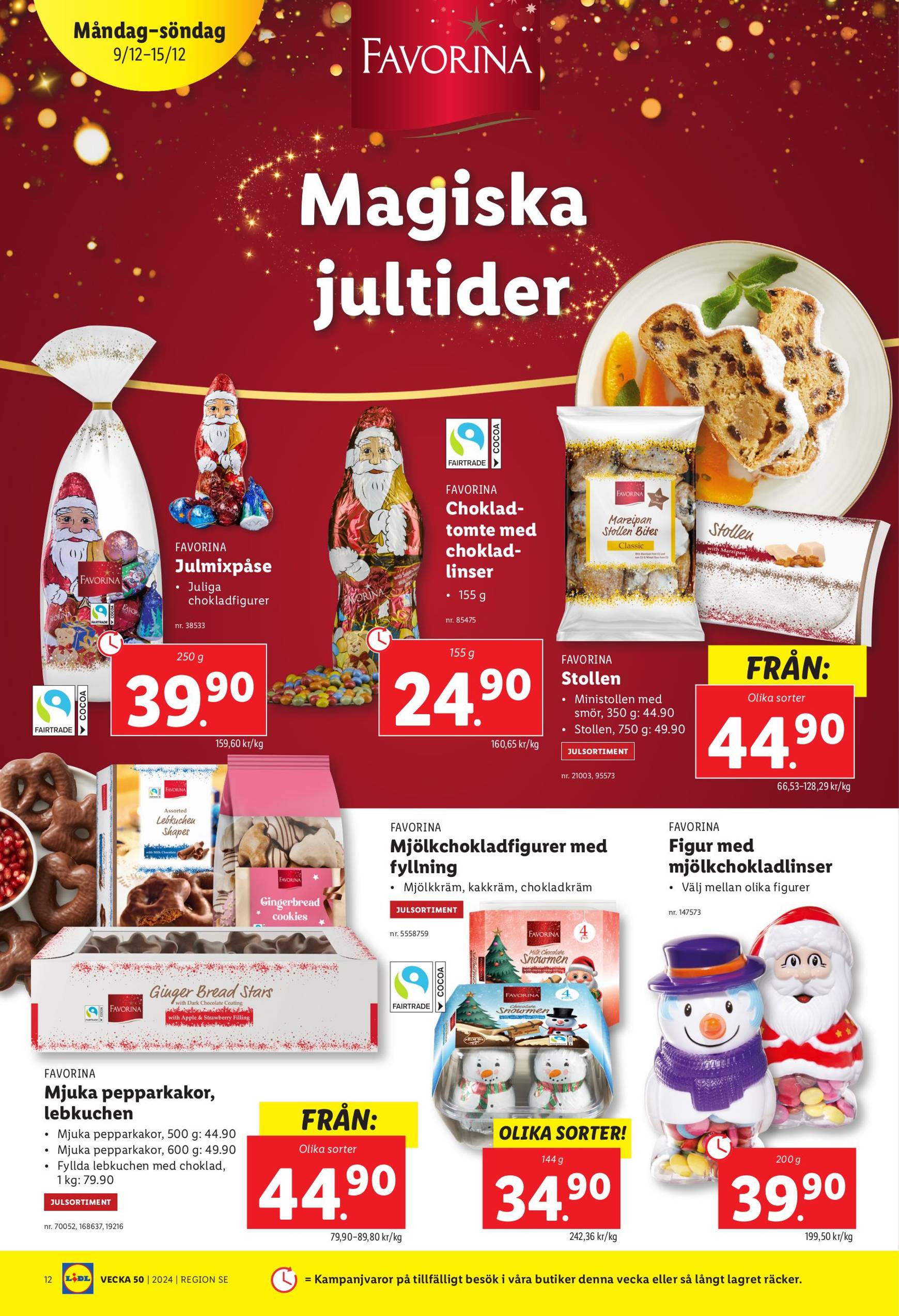 lidl - Lidl-reklambladet är giltigt från 09/12 - 15/12 - page: 12