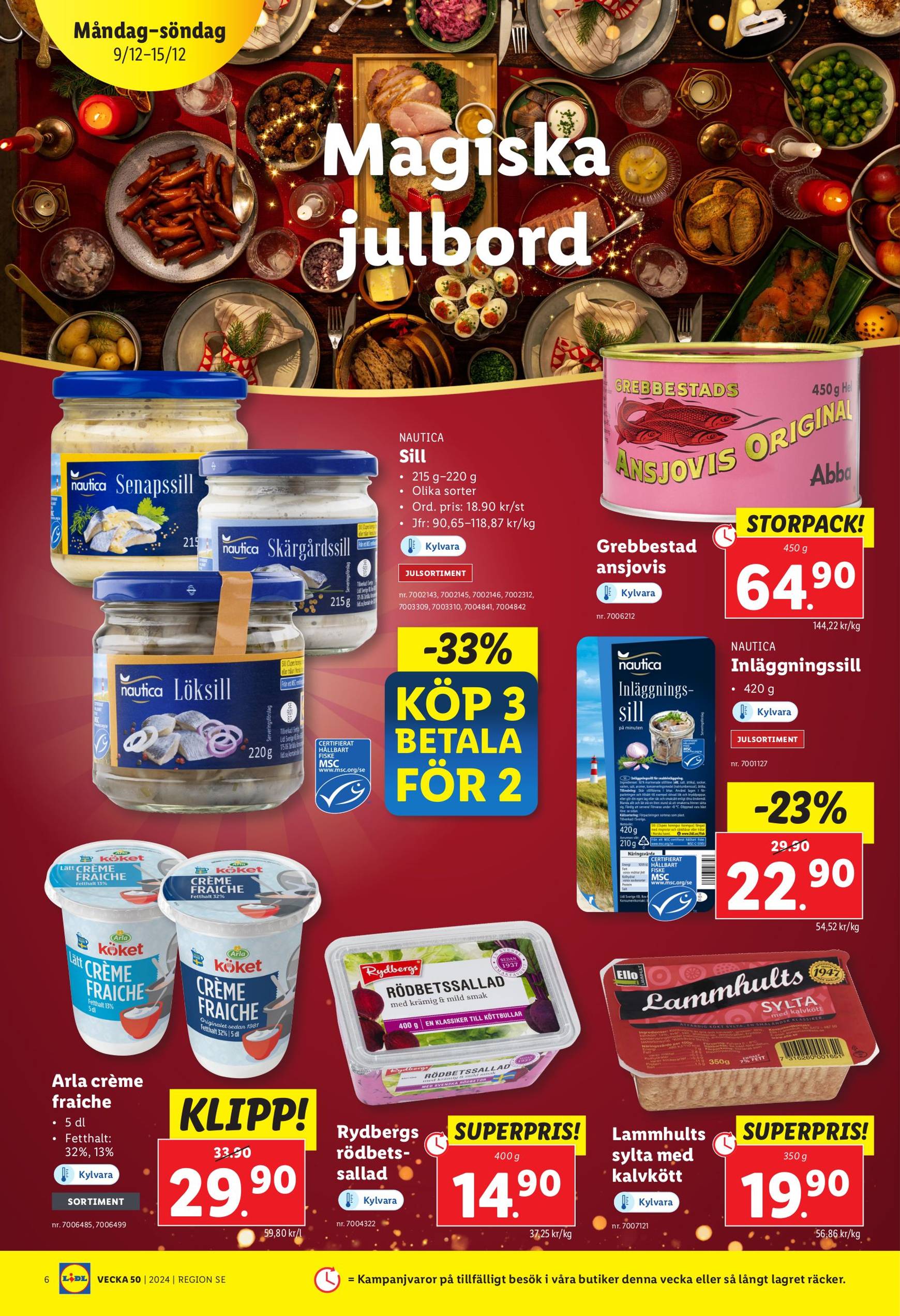 lidl - Lidl-reklambladet är giltigt från 09/12 - 15/12 - page: 6