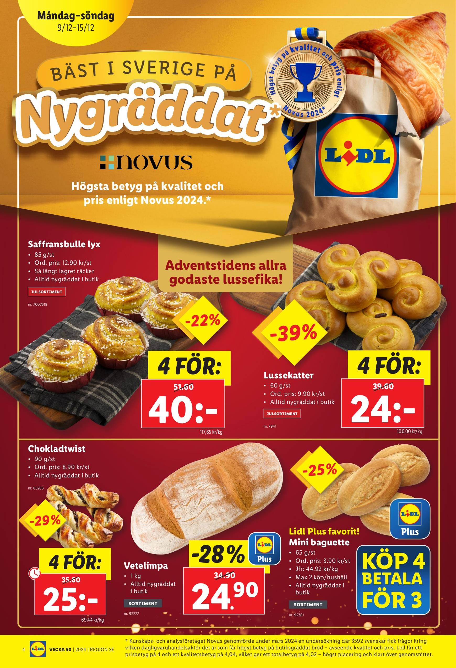 lidl - Lidl-reklambladet är giltigt från 09/12 - 15/12 - page: 4