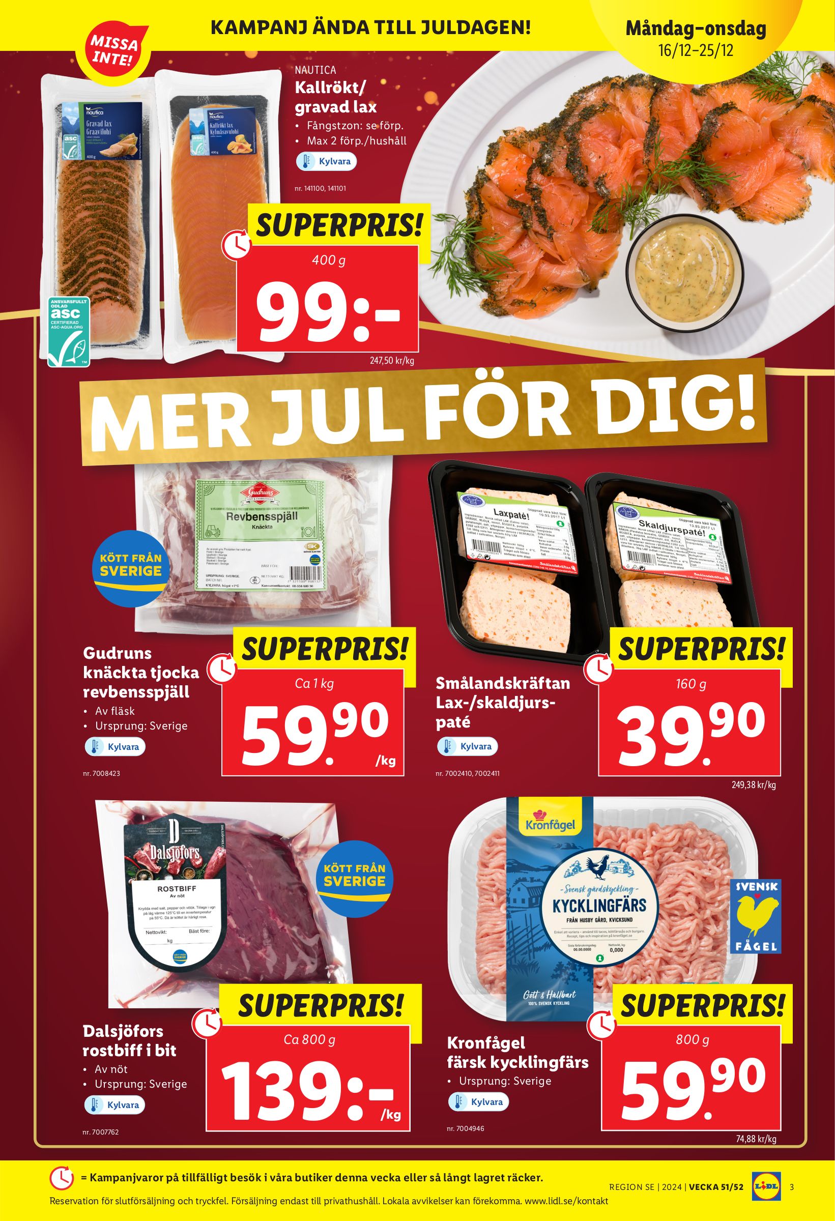 lidl - Lidl-reklambladet giltigt från 16/12 - 25/12 - page: 3