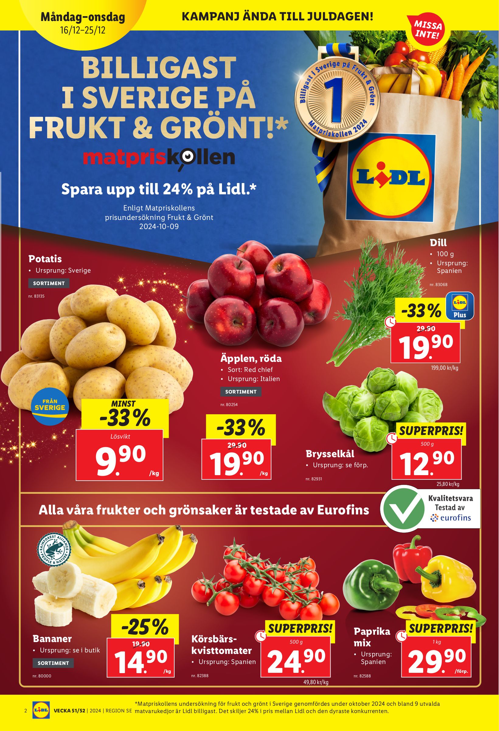 lidl - Lidl-reklambladet giltigt från 16/12 - 25/12 - page: 2