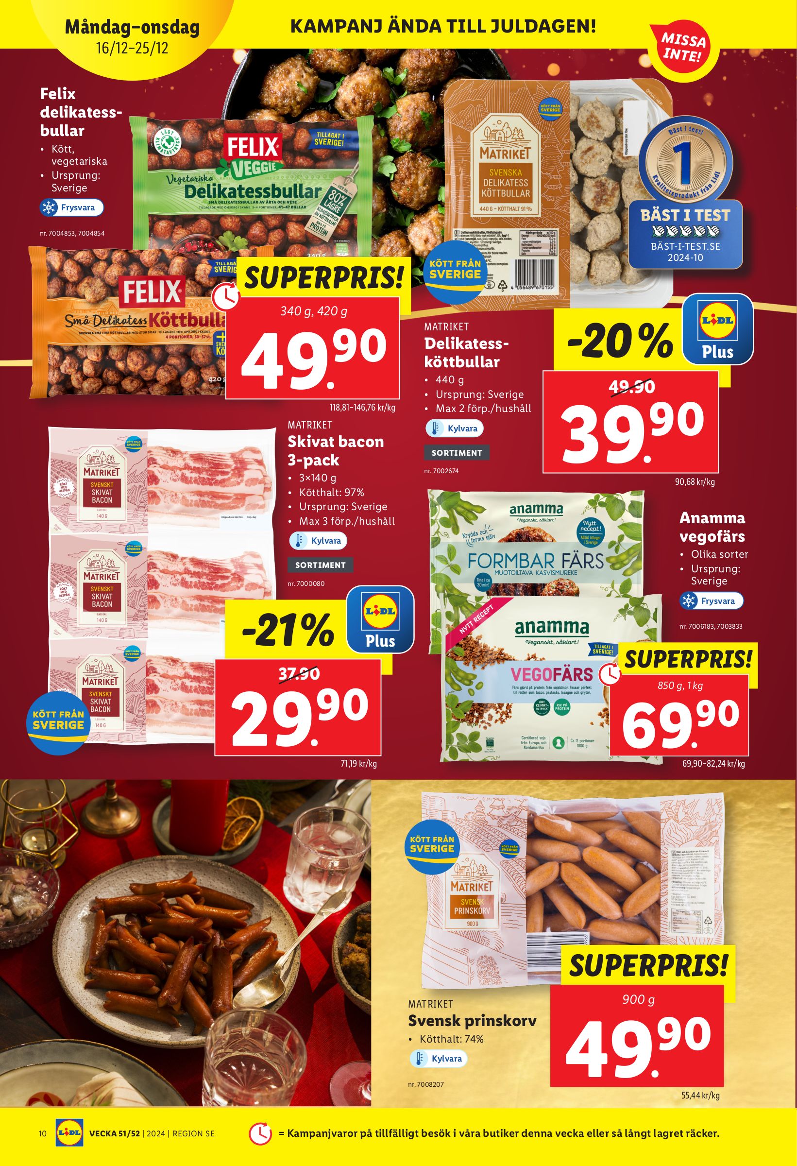 lidl - Lidl-reklambladet giltigt från 16/12 - 25/12 - page: 10