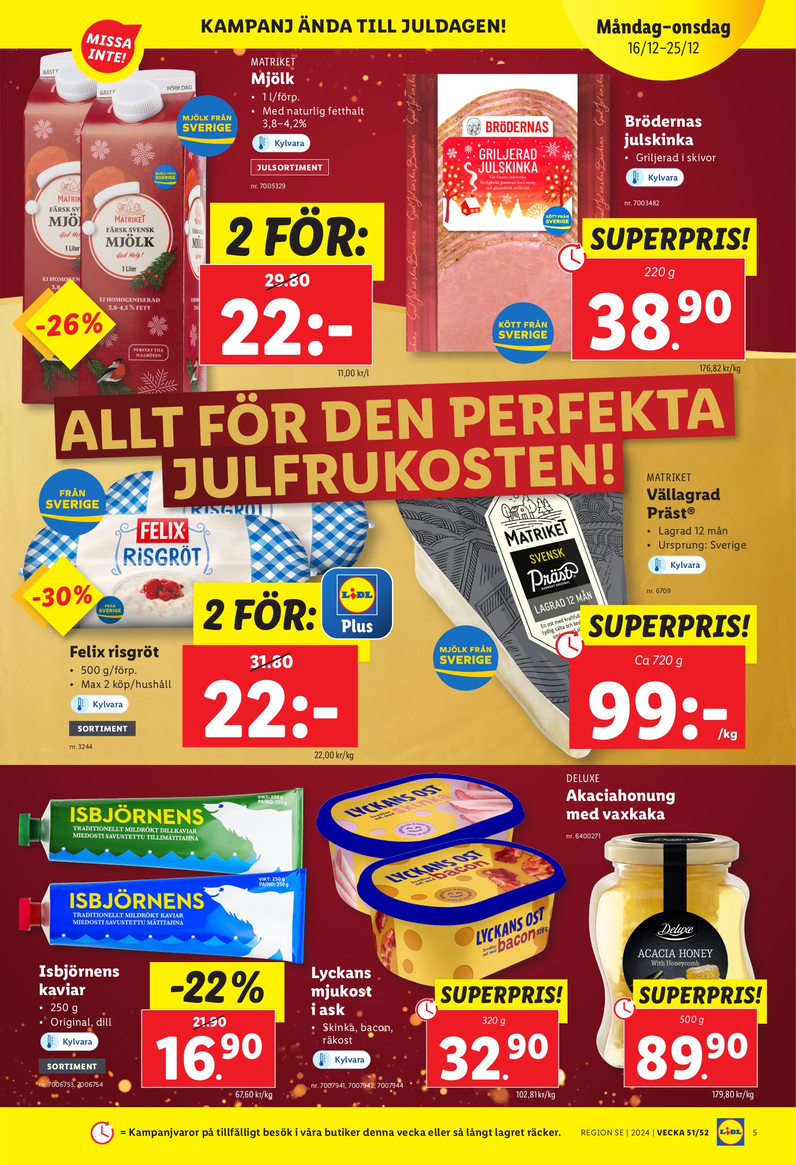 lidl - Lidl-reklambladet giltigt från 16/12 - 25/12 - page: 5