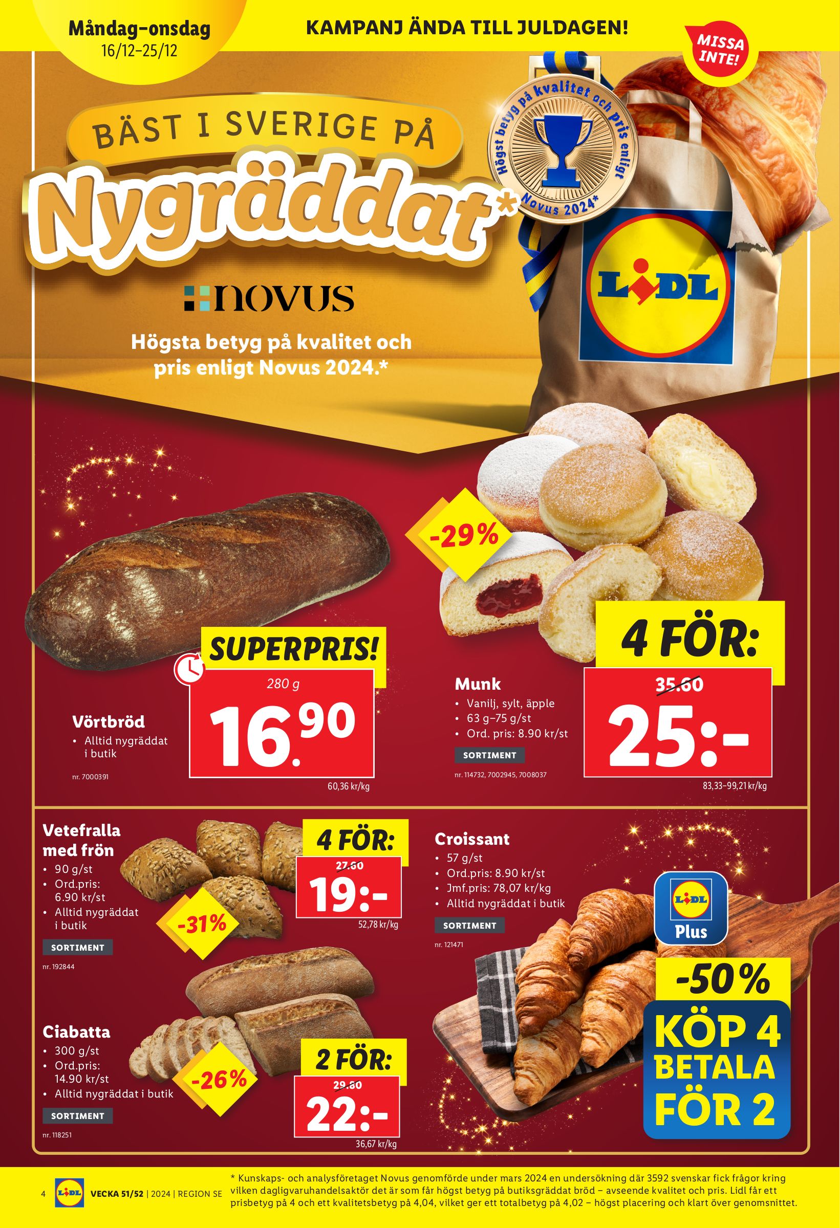 lidl - Lidl-reklambladet giltigt från 16/12 - 25/12 - page: 4