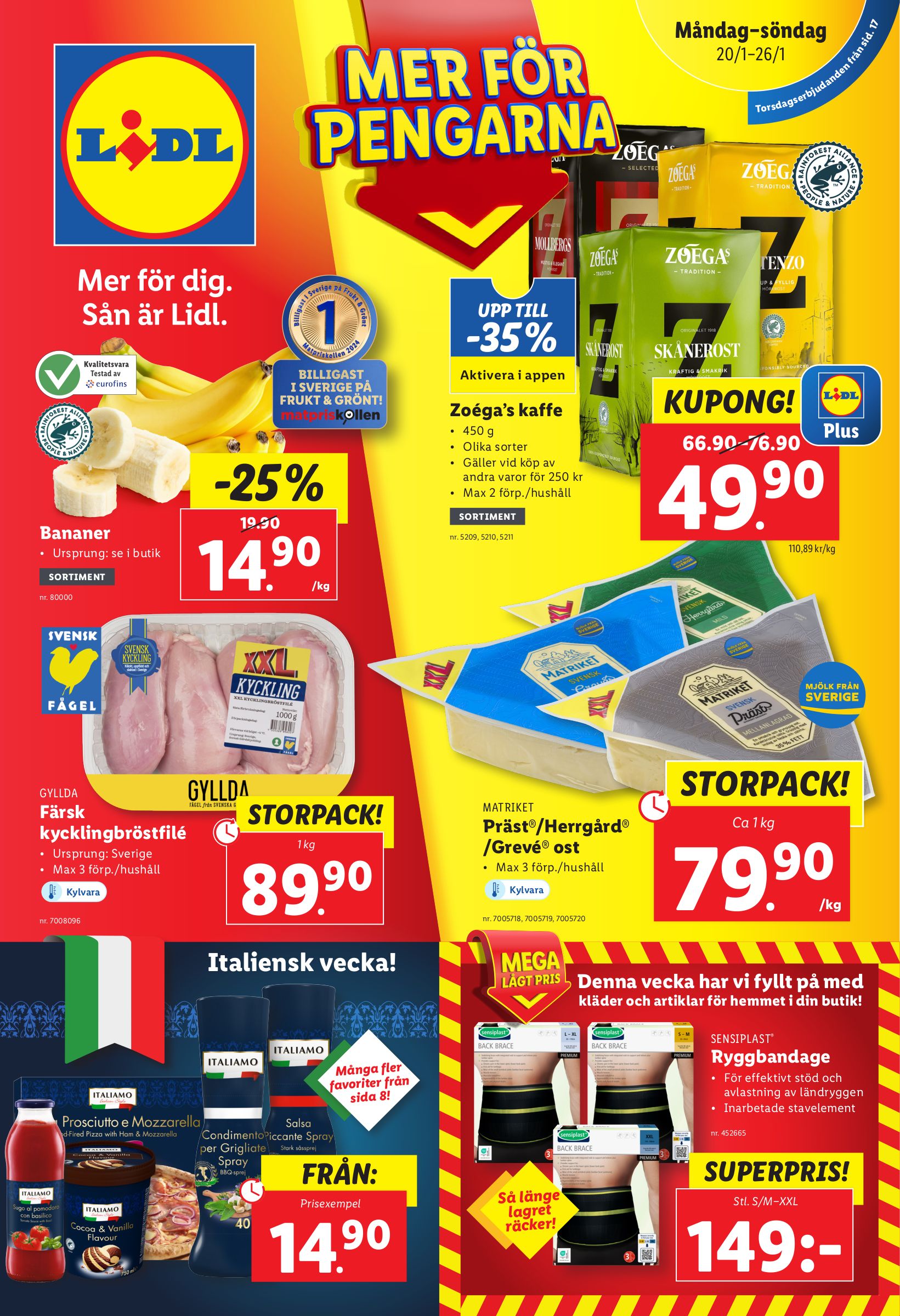 lidl - Lidl-reklambladet giltigt från 20/01 - 26/01