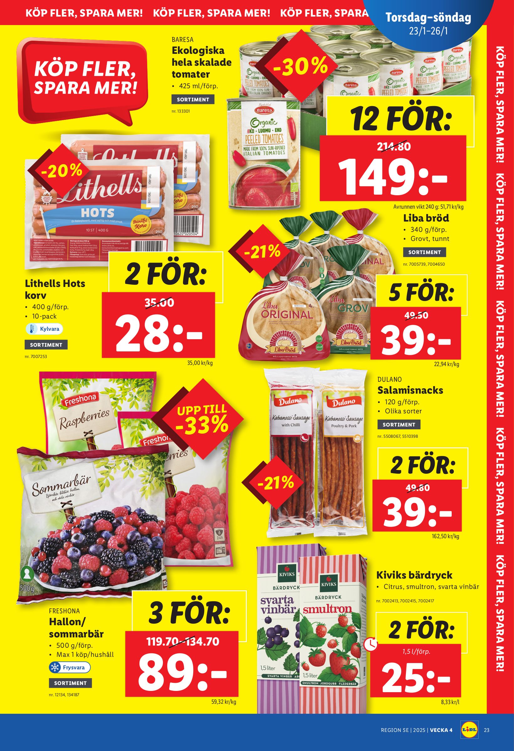 lidl - Lidl-reklambladet giltigt från 20/01 - 26/01 - page: 29