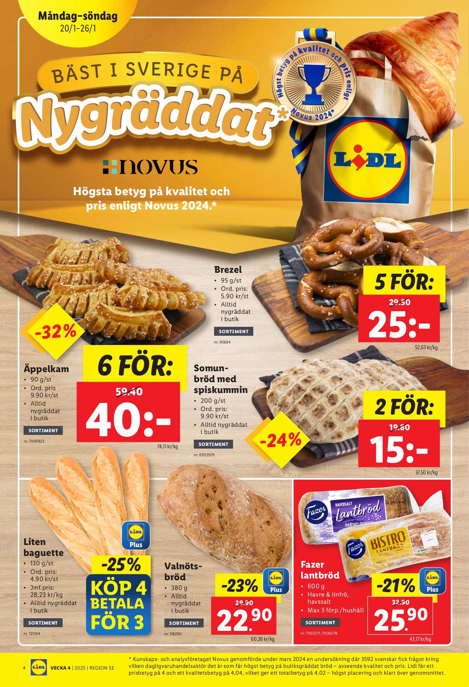 lidl - Lidl-reklambladet giltigt från 20/01 - 26/01 - page: 4