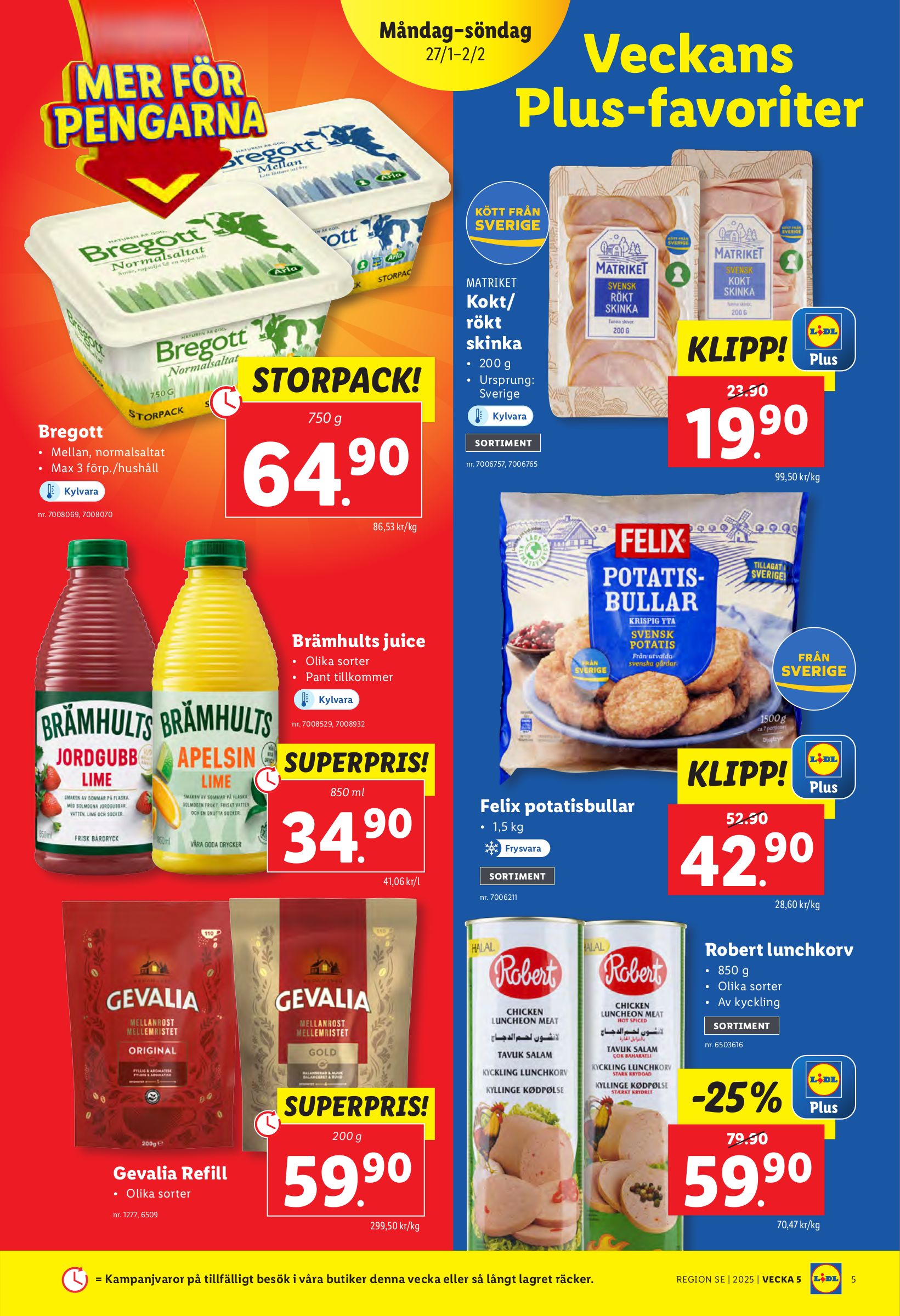 lidl - Lidl-reklambladet giltigt från 27/01 - 02/02 - page: 5