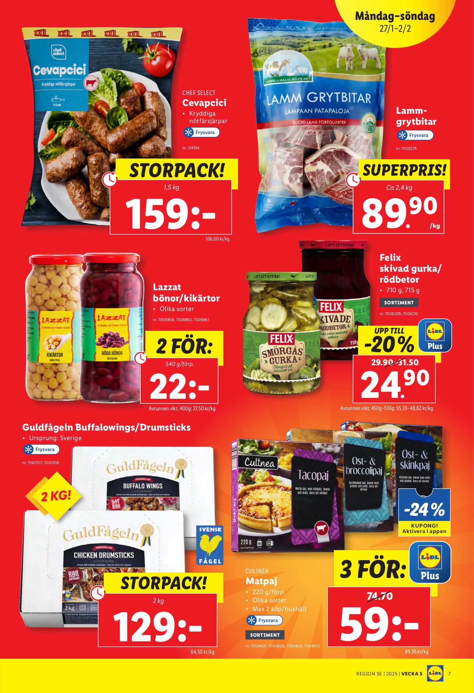 lidl - Lidl-reklambladet giltigt från 27/01 - 02/02 - page: 7