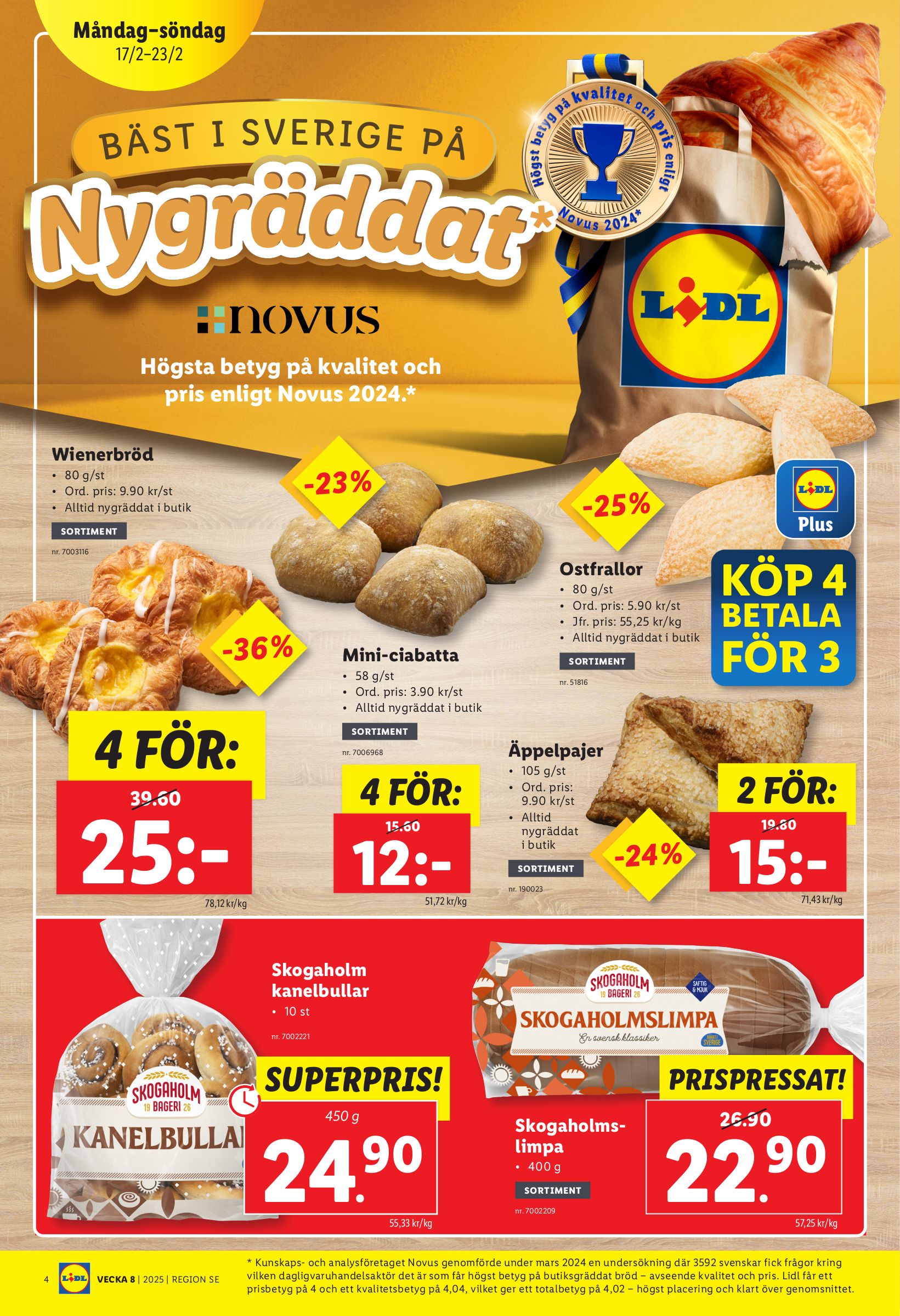 lidl - Lidl-reklambladet giltigt från 17/02 - 23/02 - page: 4