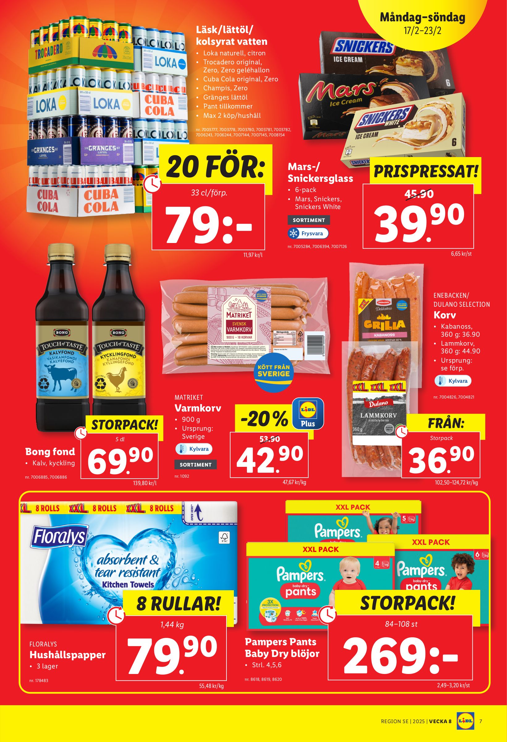 lidl - Lidl-reklambladet giltigt från 17/02 - 23/02 - page: 7