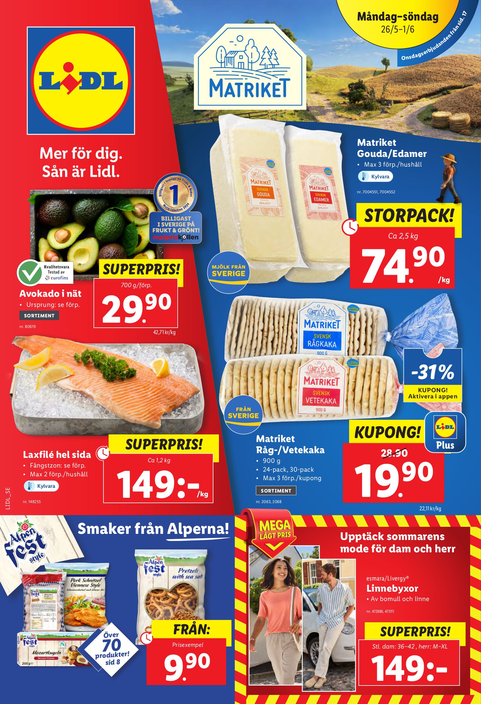 lidl - Lidl-reklambladet giltigt från 26/05 - 01/06 - page: 1