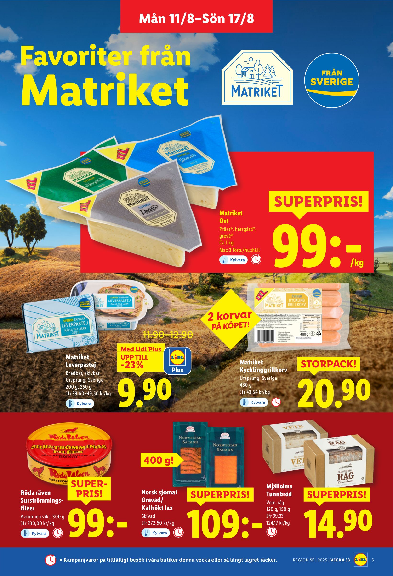 lidl - Lidl-reklambladet giltigt från 11/08 - 17/08 - page: 5