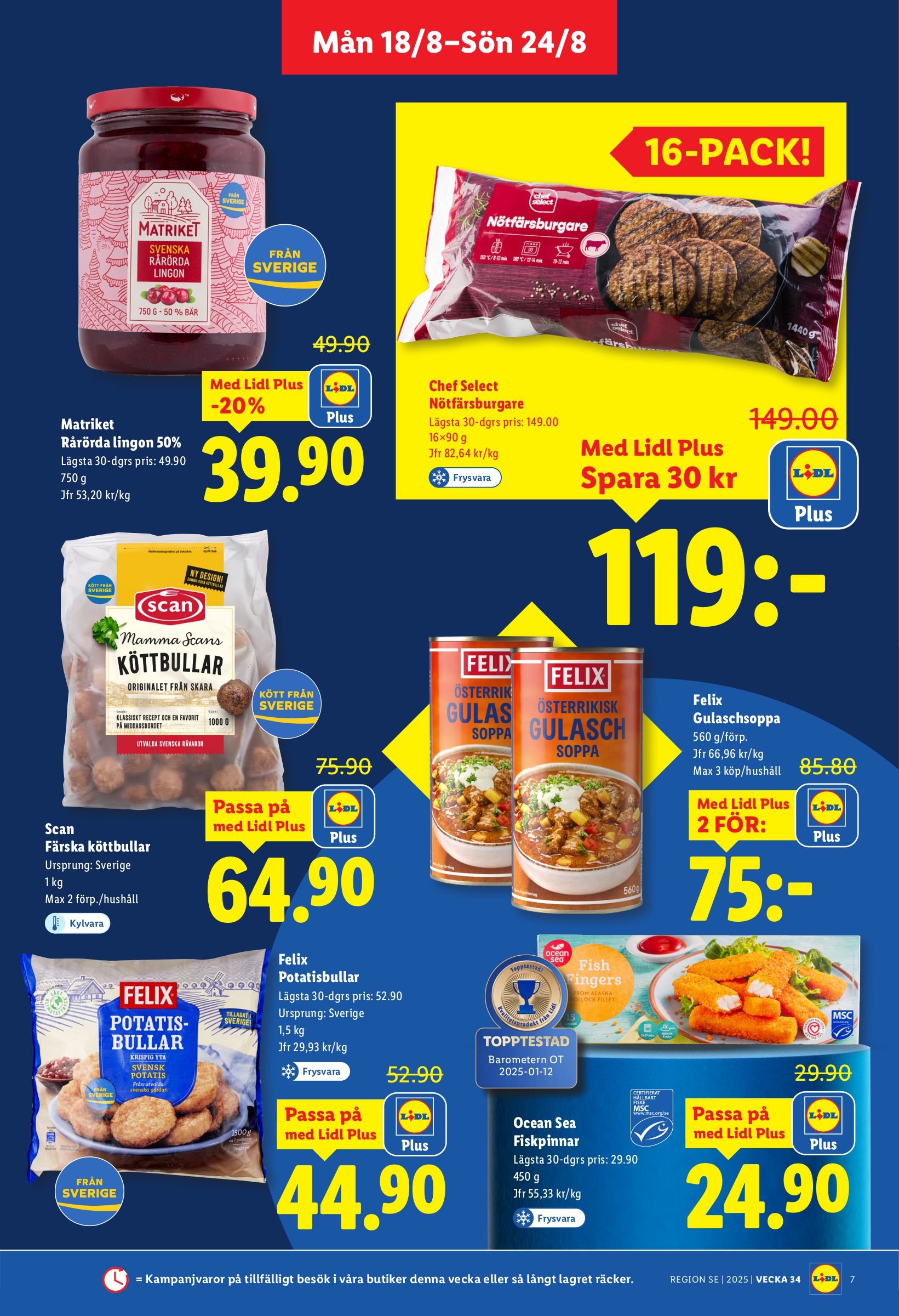 lidl - Lidl-reklambladet giltigt från 18/08 - 24/08 - page: 7