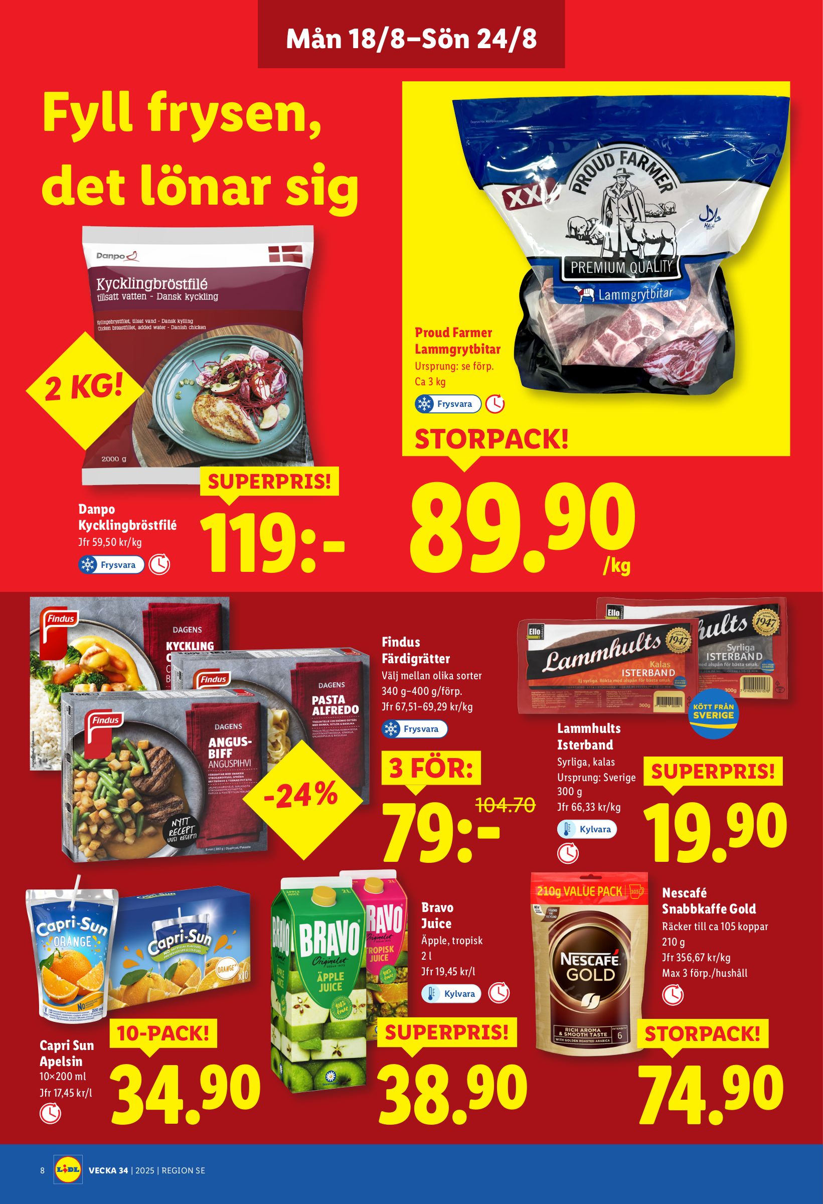 lidl - Lidl-reklambladet giltigt från 18/08 - 24/08 - page: 8