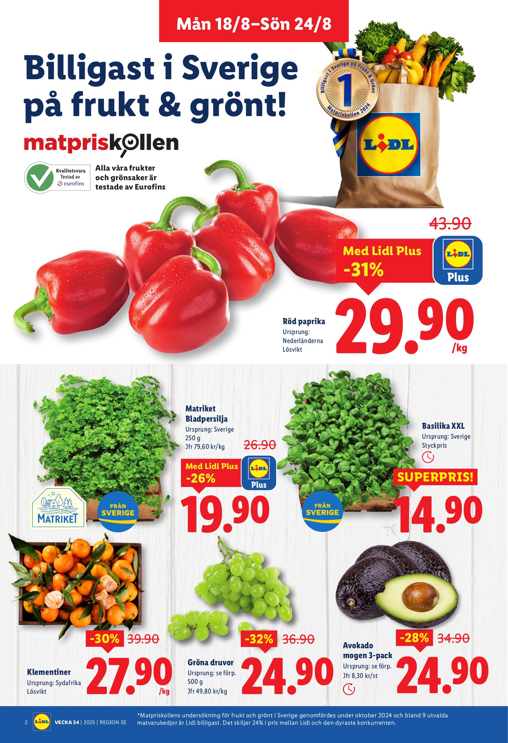 lidl - Lidl-reklambladet giltigt från 18/08 - 24/08 - page: 2