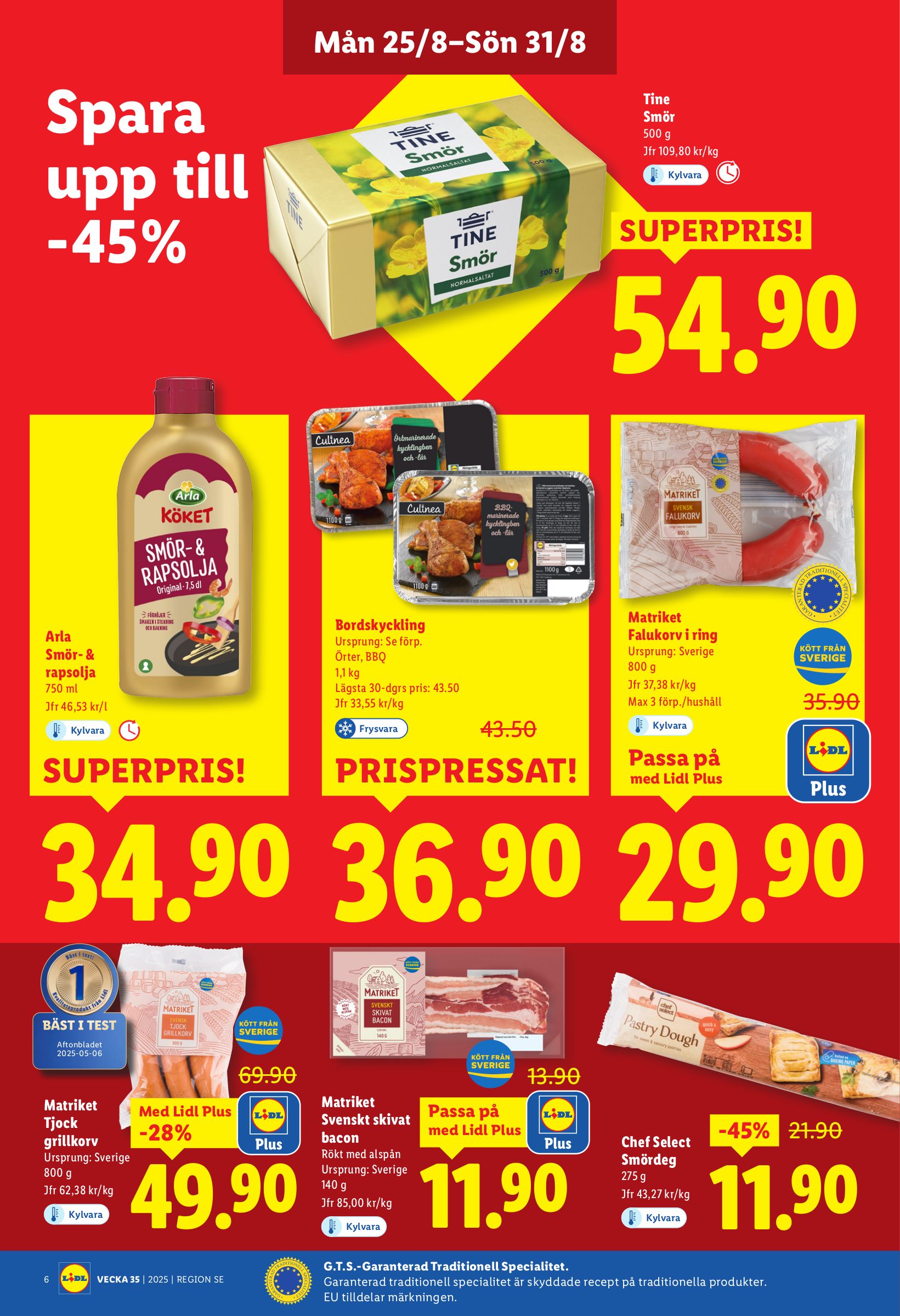 lidl - Lidl-reklambladet giltigt från 25/08 - 31/08 - page: 6