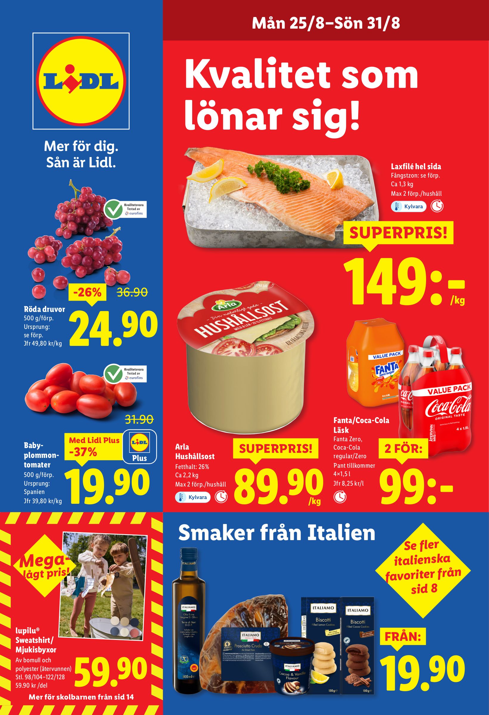 lidl - Lidl-reklambladet giltigt från 25/08 - 31/08 - page: 1