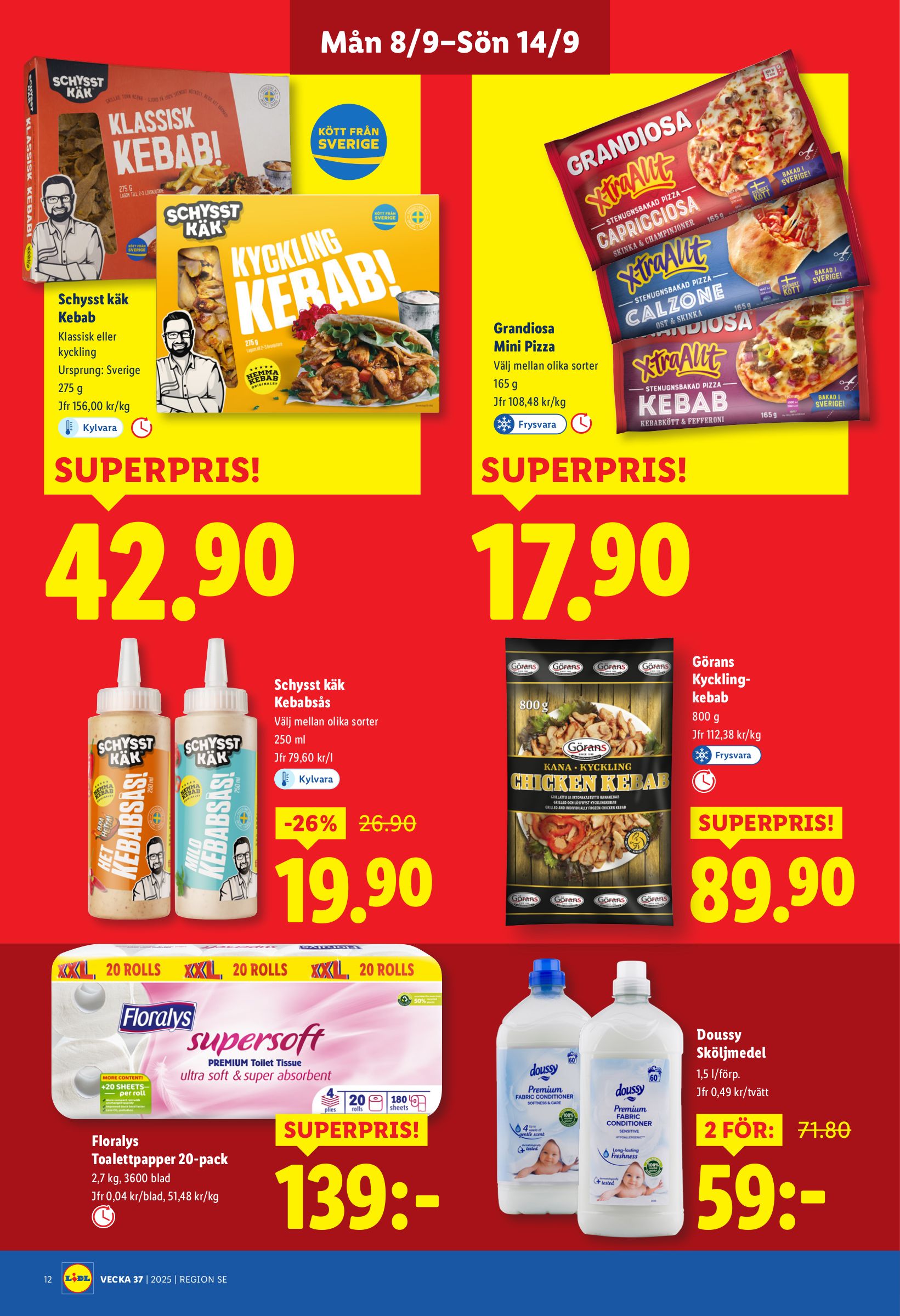 lidl - Lidl-reklambladet giltigt från 08/09 - 14/09 - page: 14