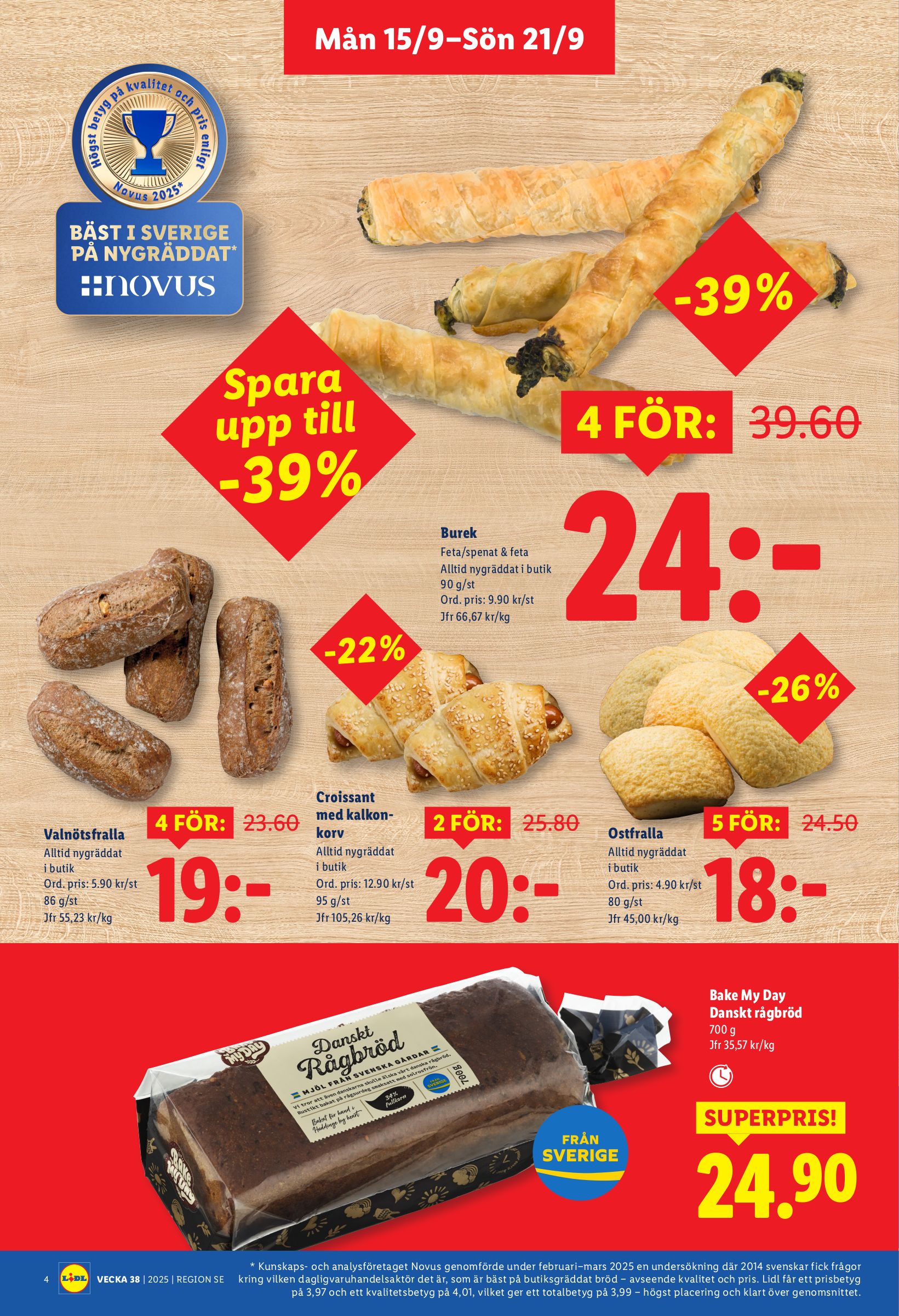 lidl - Lidl-reklambladet giltigt från 15/09 - 21/09 - page: 4