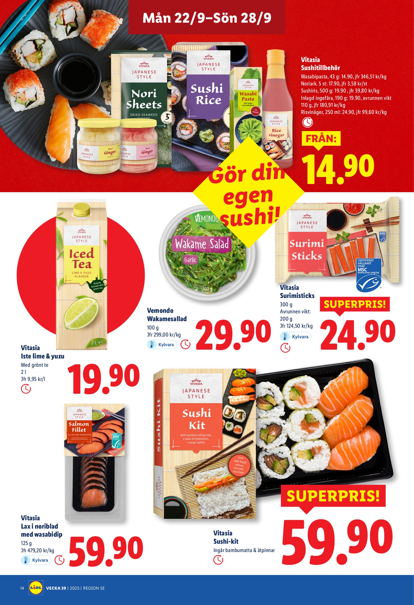 lidl - Lidl-reklambladet giltigt från 22/09 - 28/09 - page: 14