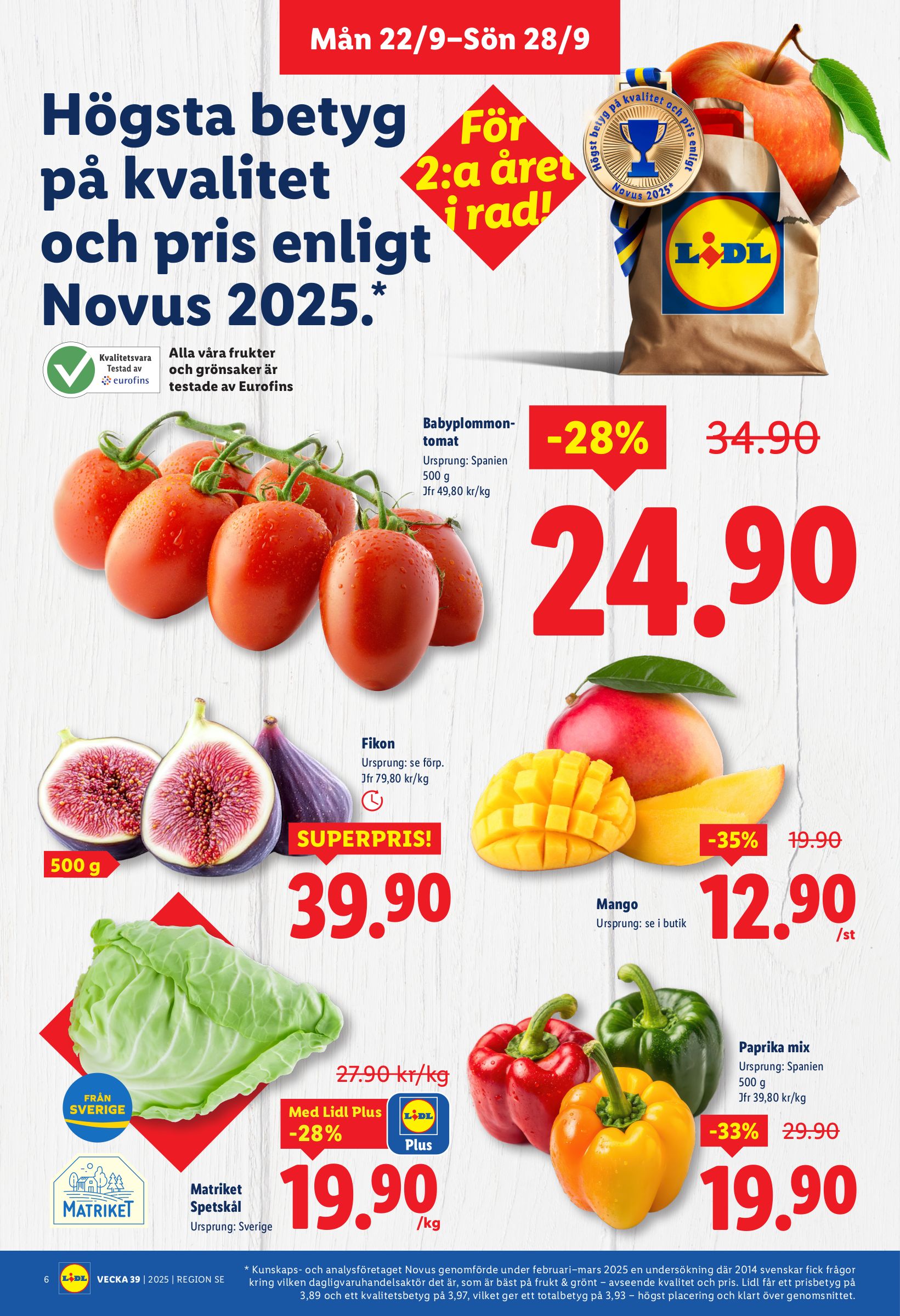 lidl - Lidl-reklambladet giltigt från 22/09 - 28/09 - page: 6
