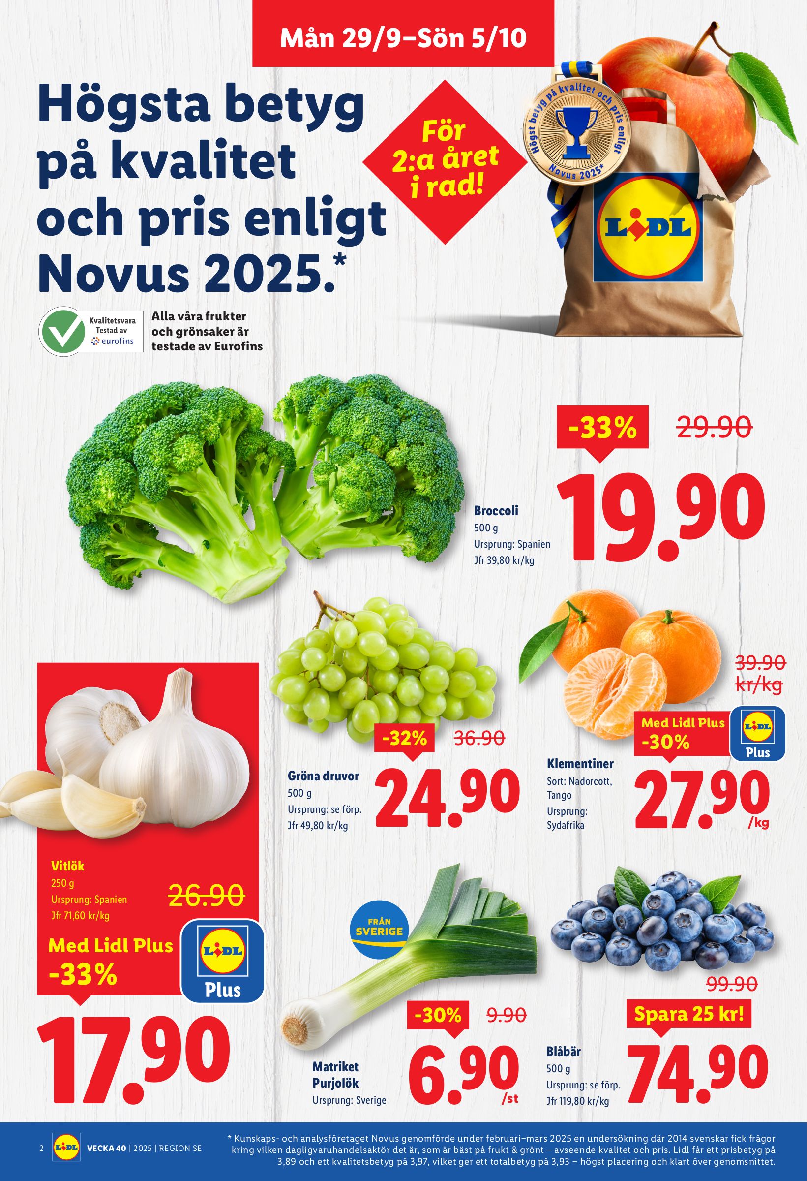 lidl - Lidl-reklambladet giltigt från 29/09 - 05/10 - page: 2